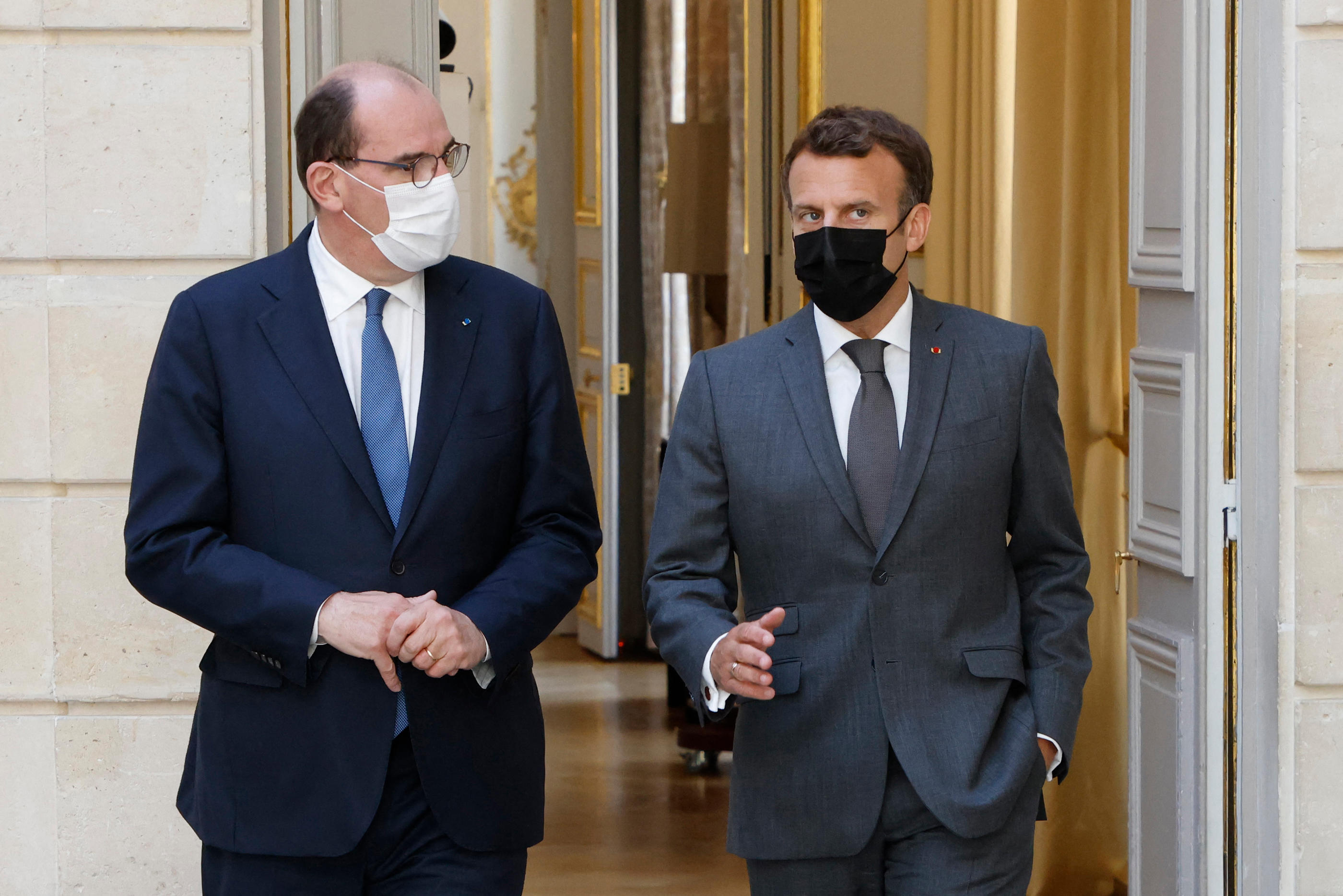 Après la présidentielle, les Français seront invités à voter pour les élections législatives en juin. D'ici là, le gouvernement Castex aura présenté sa démission. AFP/ Ludovic Marin