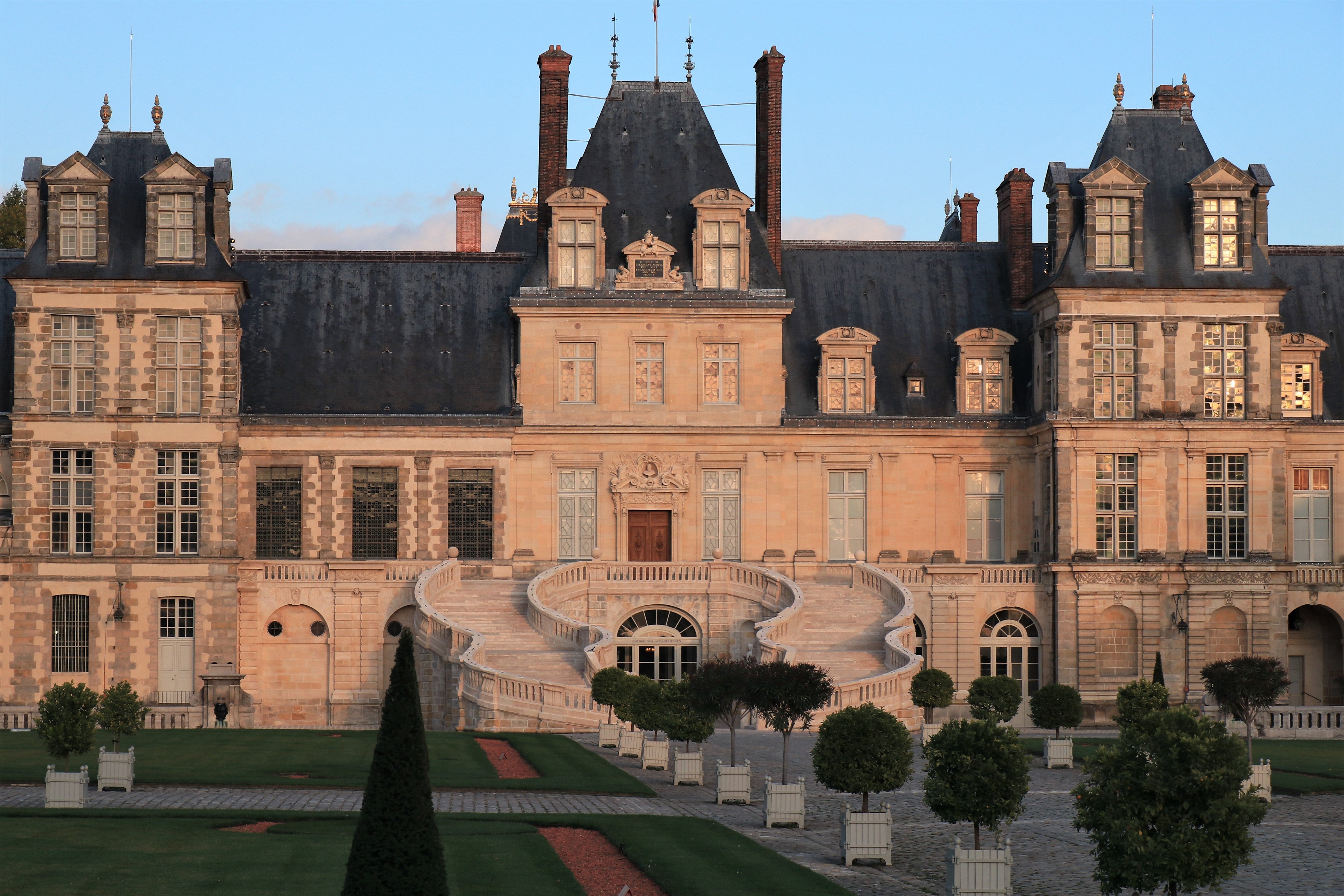 Fontainebleau, 12 octobre 2022. Le film " Fontainebleau : la vraie demeure des rois" sera diffusé sur France 3 à l'occasion des journées européennes du Patrimoine. LP/Hugues Tailliez