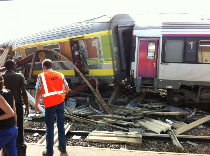 Brétigny-sur-Orge (Essonne), le 12 juillet 2013. Le déraillement avait fait sept morts et des centaines de blessés. LP/Philippe de Poulpiquet