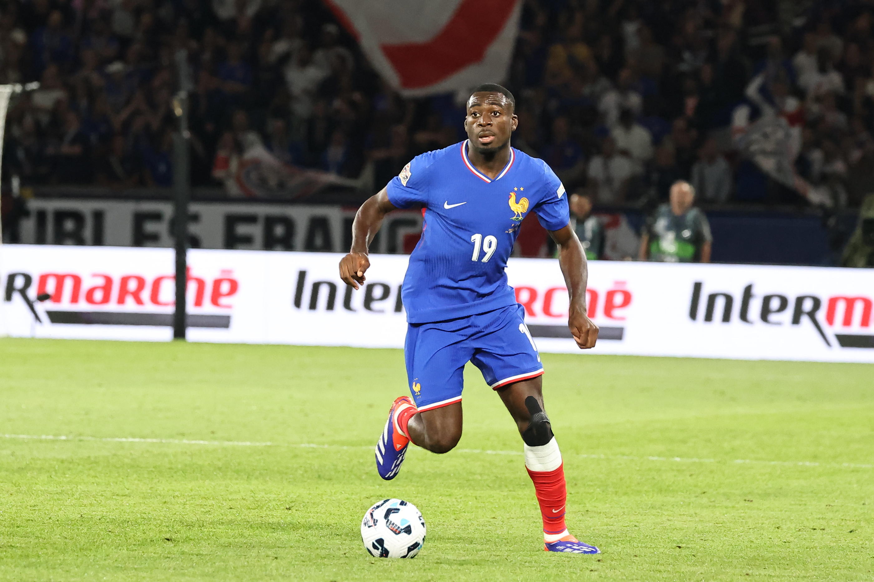 Youssouf Fofana est directement fautif sur le deuxième but italien après avoir perdu le ballon au milieu de terrain. LP/Fred Dugit