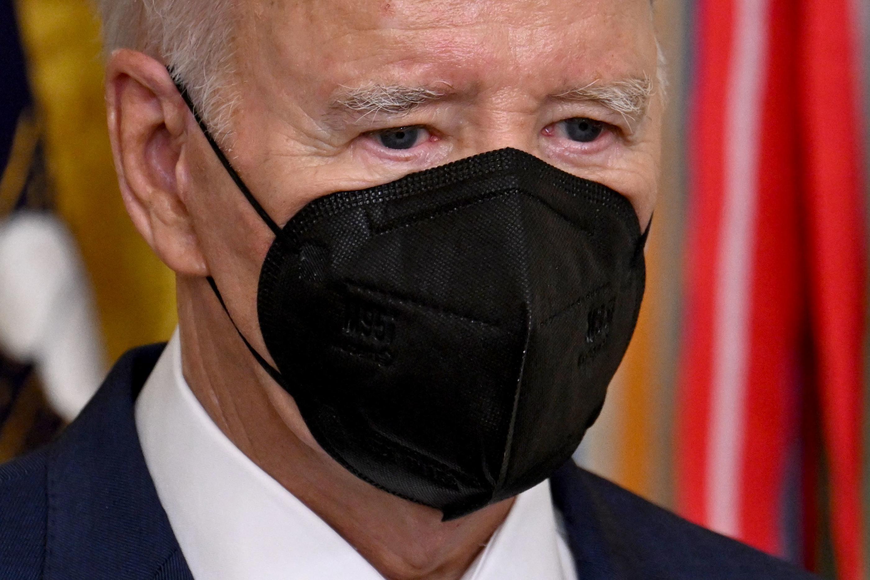 Joe Biden a été testé négatif lundi et « n’a aucun symptôme », selon la Maison Blanche. AFP / Jim Watson