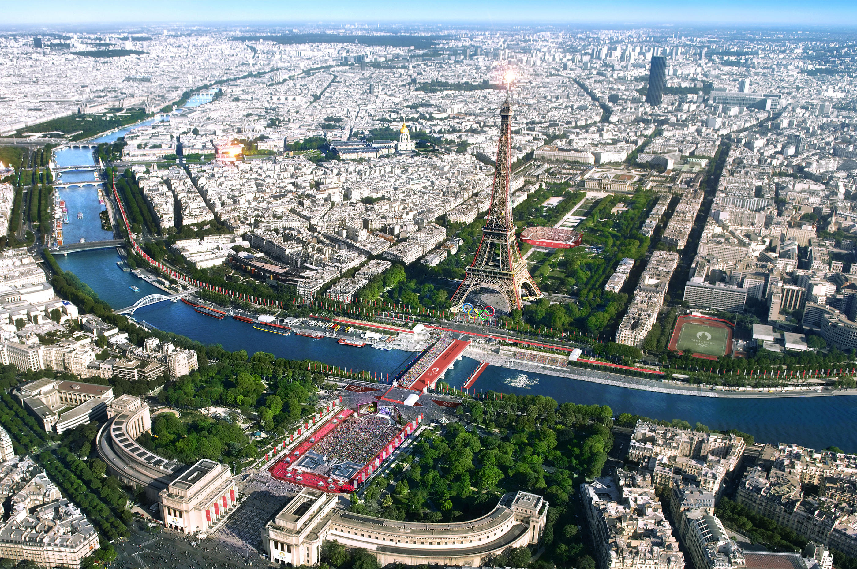 La carte des sites reste en évolution en vue des Jeux olympiques. En effet, ces derniers mois, Paris 2024 accumule les problèmes sur différents lieux et planche sur un nouveau dispositif. DR