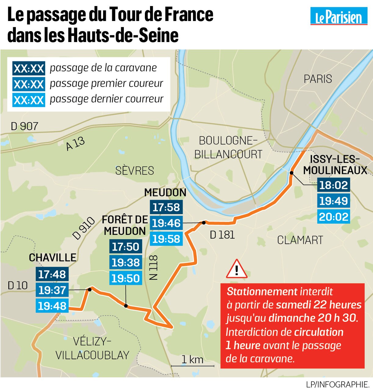 Tour de France à Paris. Parcours, circulation, stationnement, métro : tout  ce qu'il faut savoir