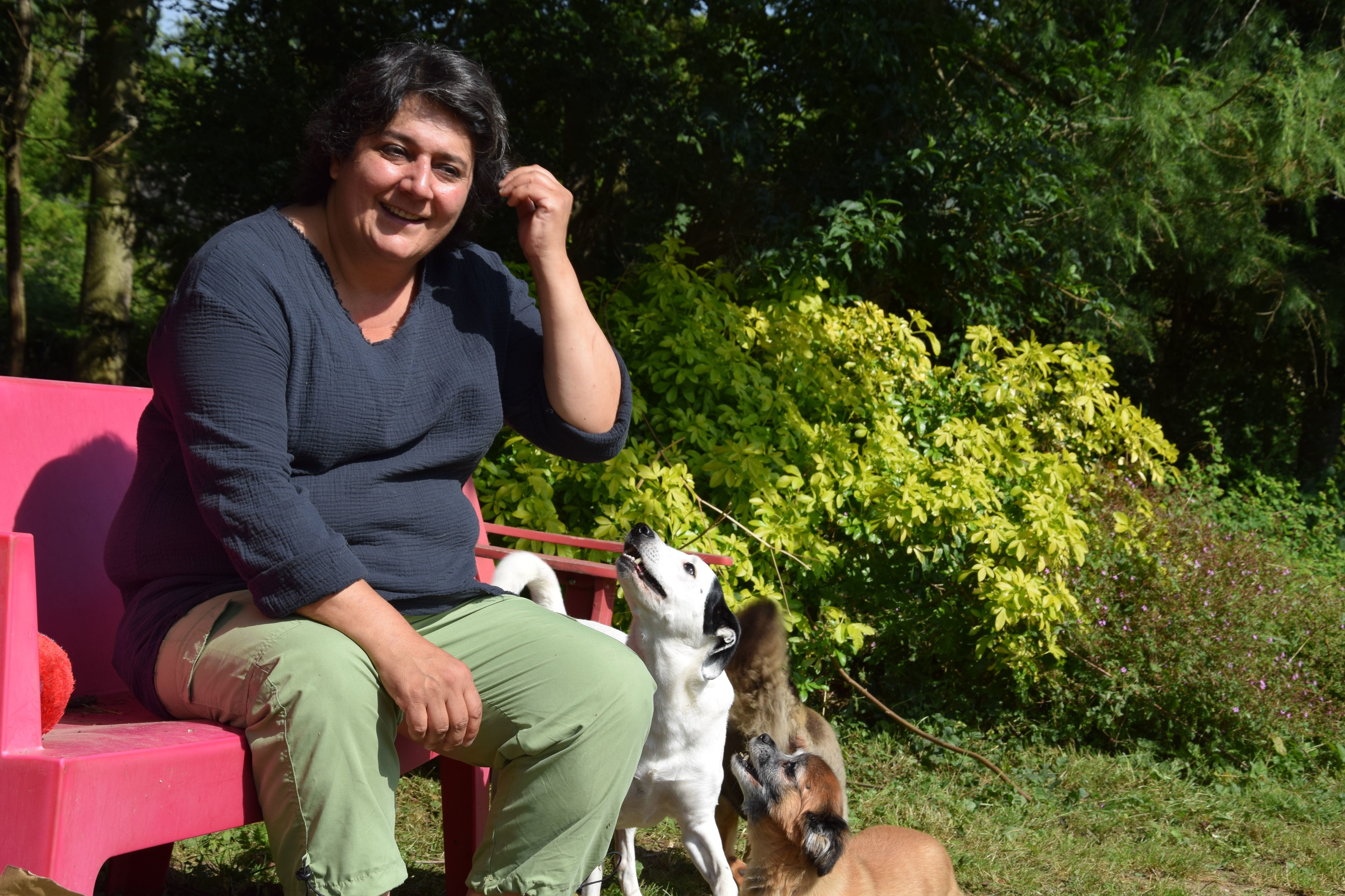 En péril l'année dernière, le refuge des animaux aux « gueules cassées » de Firoozeh Farhang, à Illiers-Combray (Eure-et-Loir) est (presque) sauvé grâce à la générosité des internautes. LP/Christophe Blondel