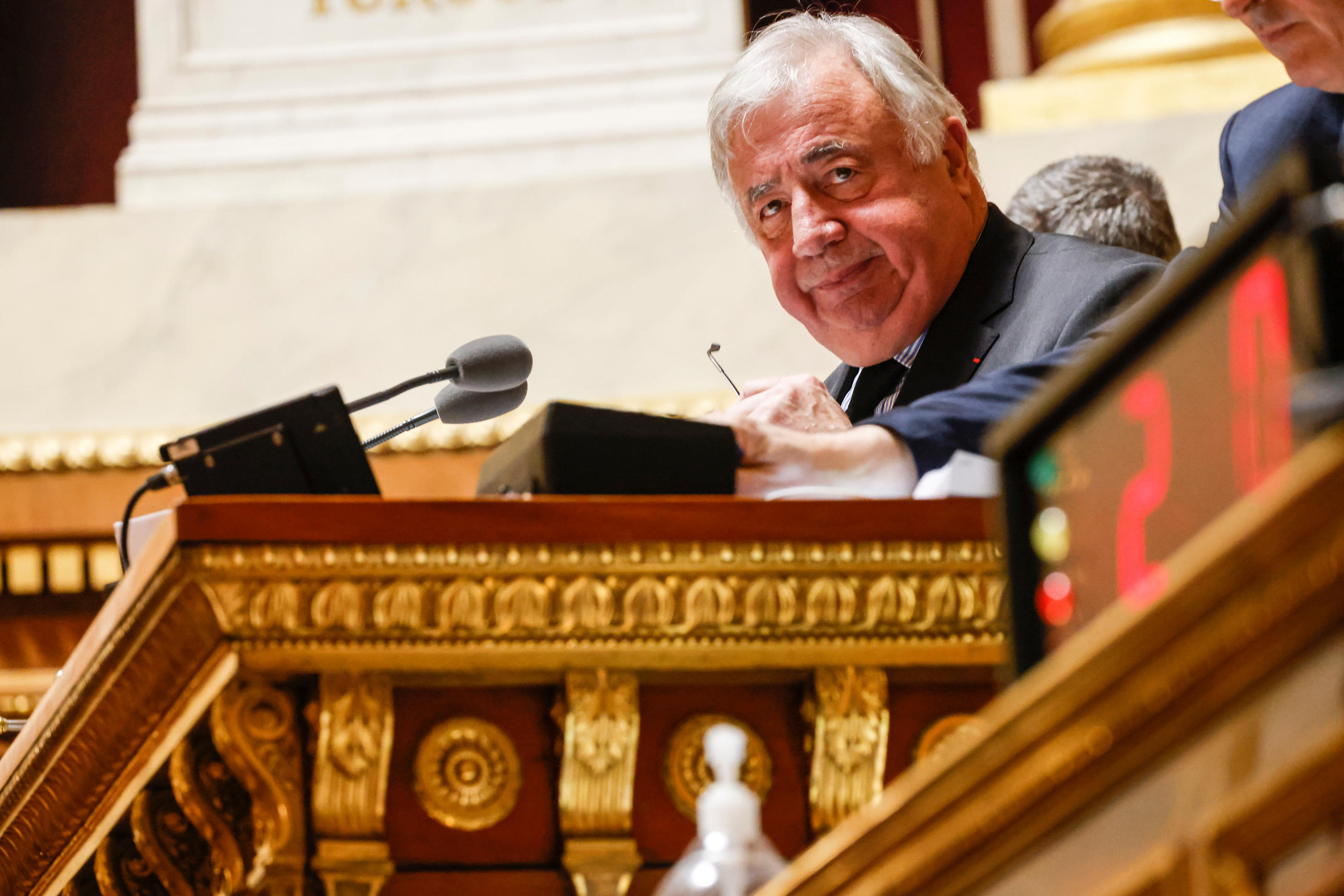 Gérard Larcher est élu sénateur depuis 1986 et préside le sénat depuis 2008. Il a été réélu ce dimanche. LP/Olivier Corsan