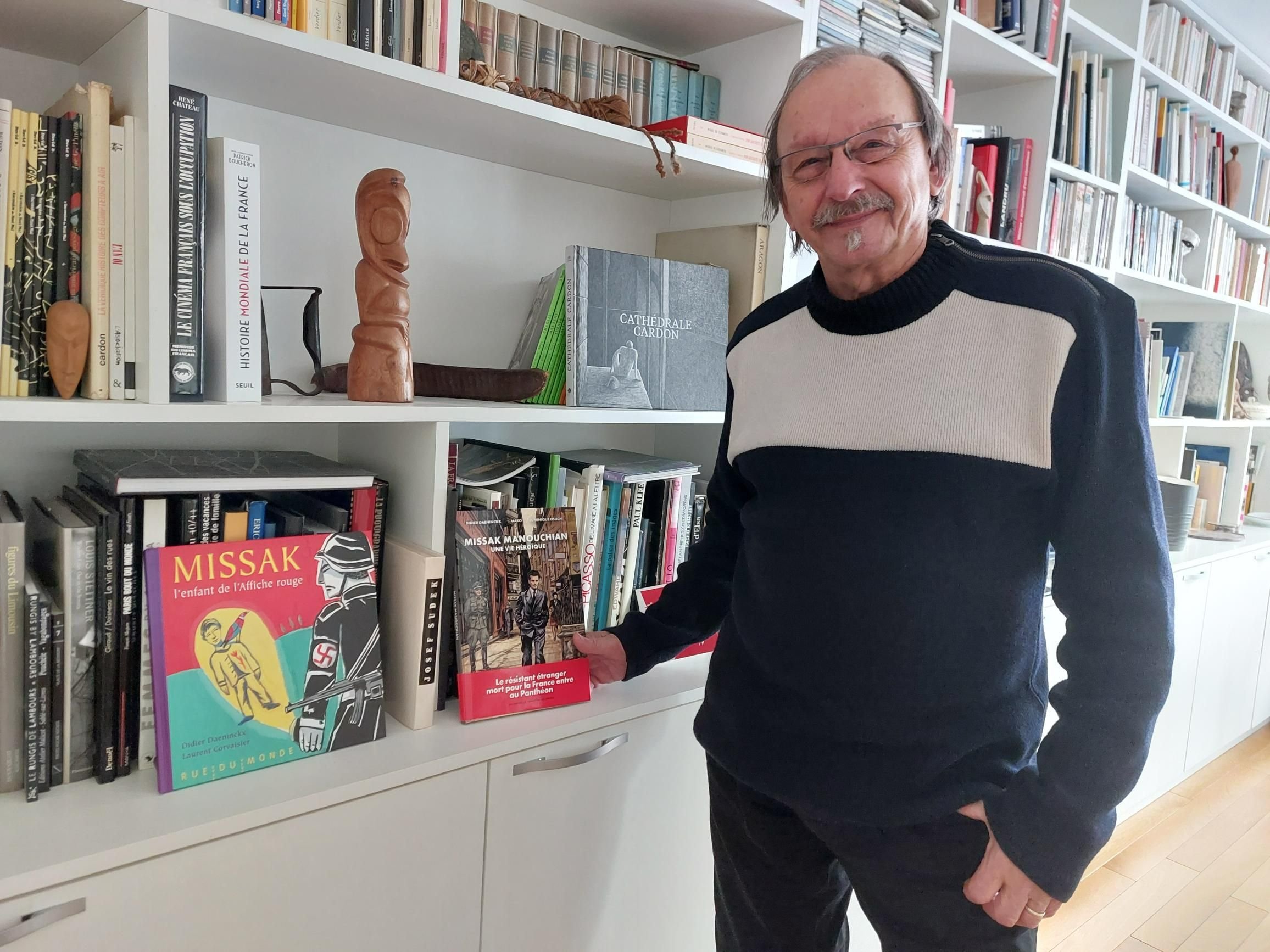 Didier Daeninckx dédicacera ses deux nouveaux ouvrages ce vendredi, à partir de 15 heures, à la librairie La Flibuste de Fontenay-sous-Bois. LP/Laure Parny Dédicace