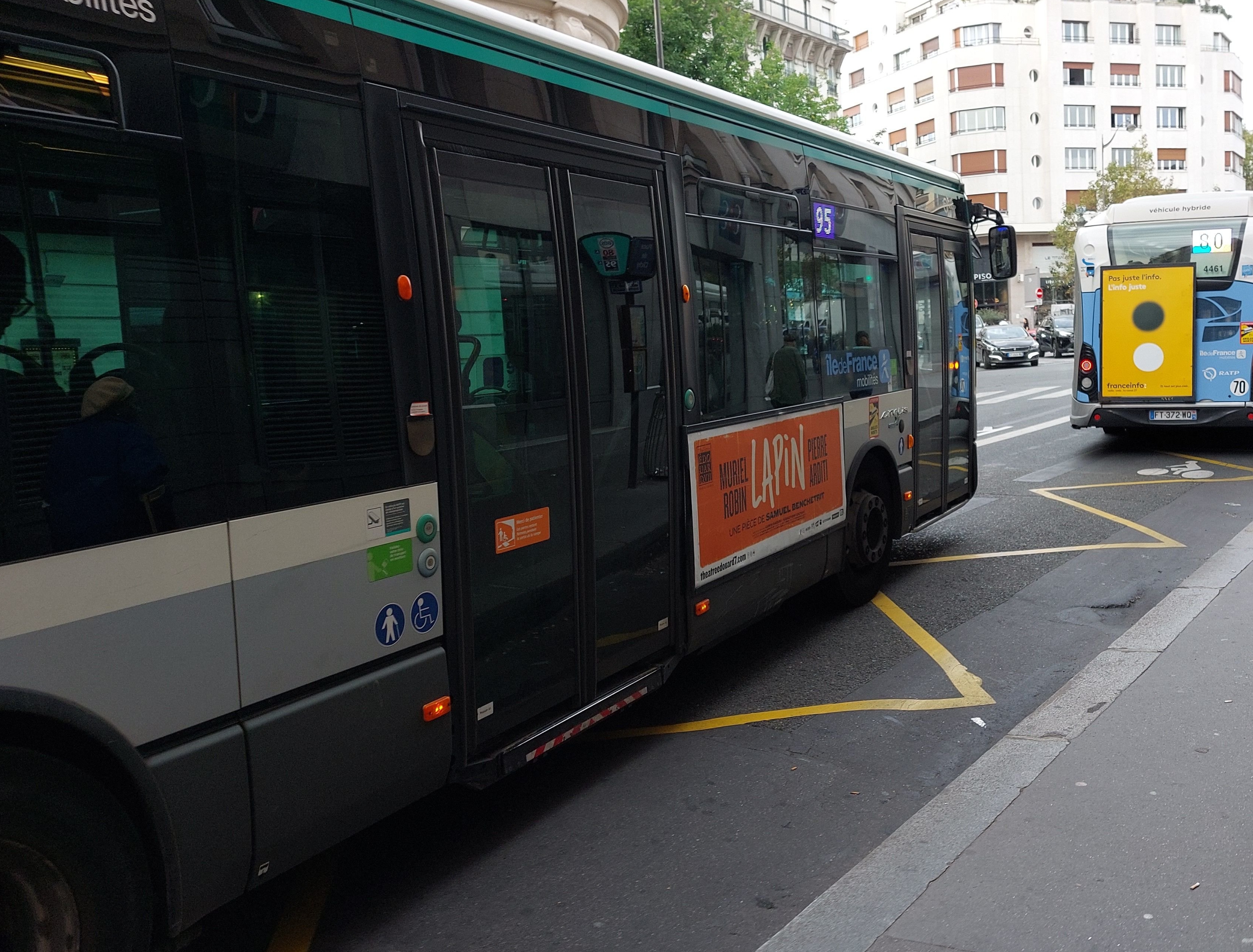 Les premières déviations de lignes de bus, liées aux Jeux Olympiques, vont commencer. LP/Sébastian Compagnon