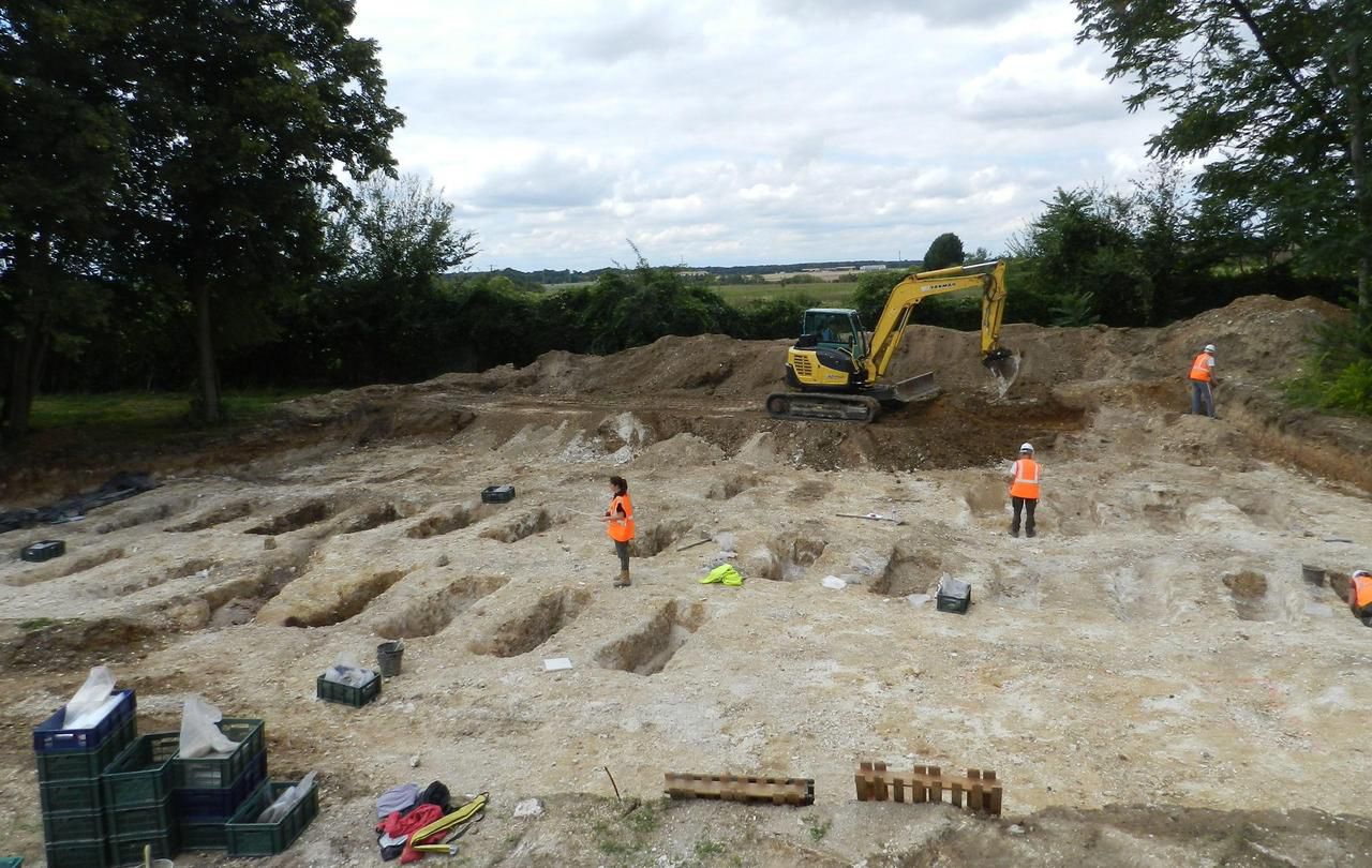 <b></b> Beauvais. Les fouilles archéologiques réalisées en 2018 dans un ancien cimetière allemand.