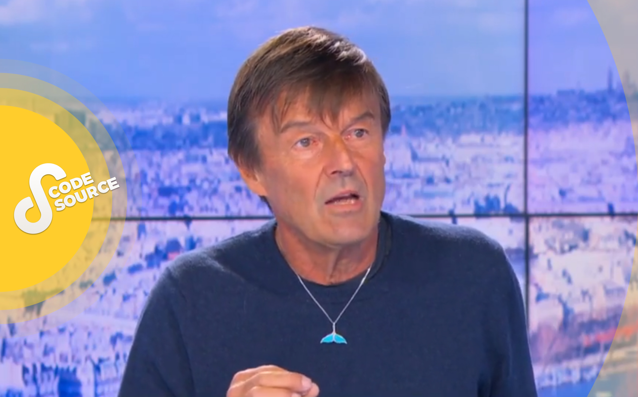 Nicolas Hulot dénonce des accusations «mensongères» sur le plateau de BFMTV, le 24 novembre. BFMTV