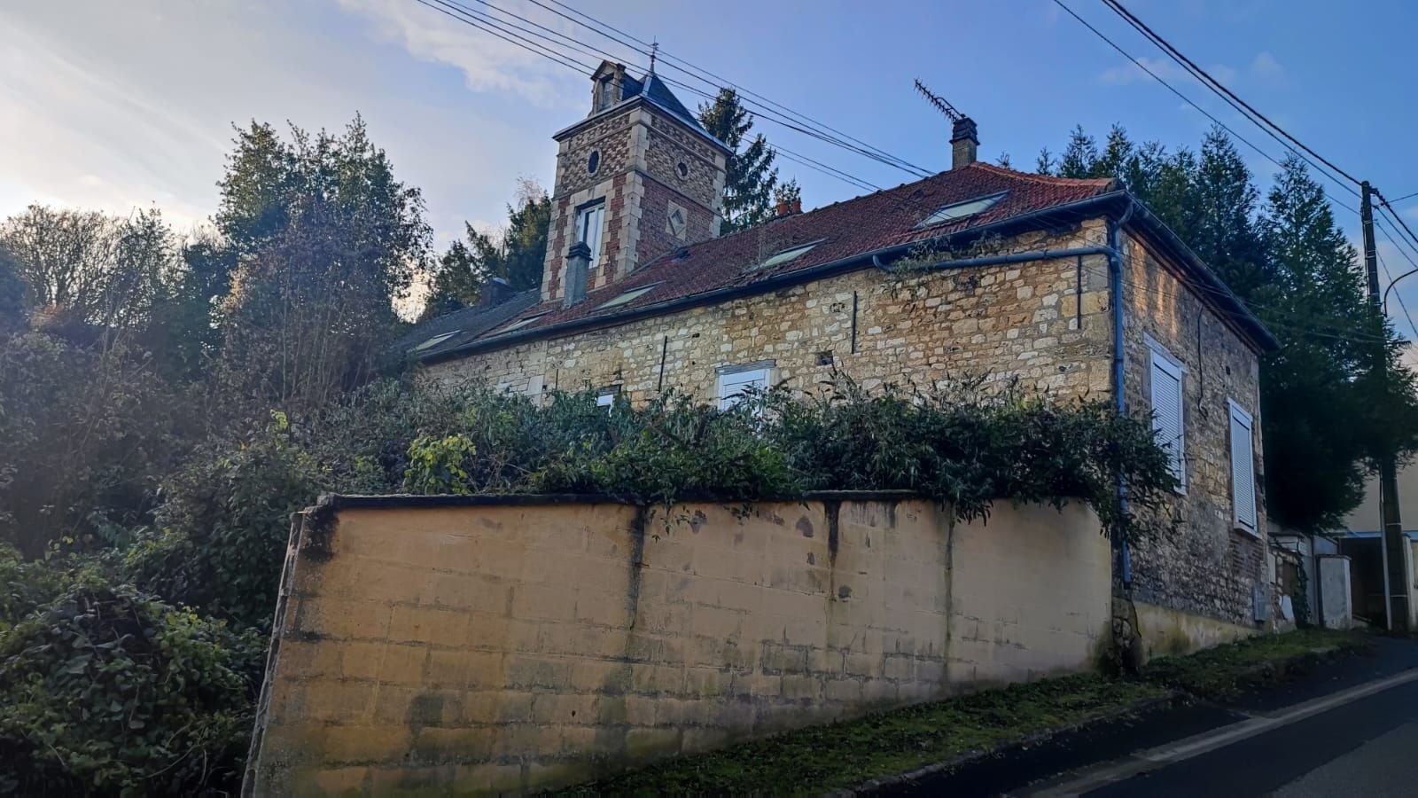 Margny-lès-Compiègne, le 7 décembre. C'est dans cette maison abandonnée que les faits se sont produits, en 2020. LP/S.F.