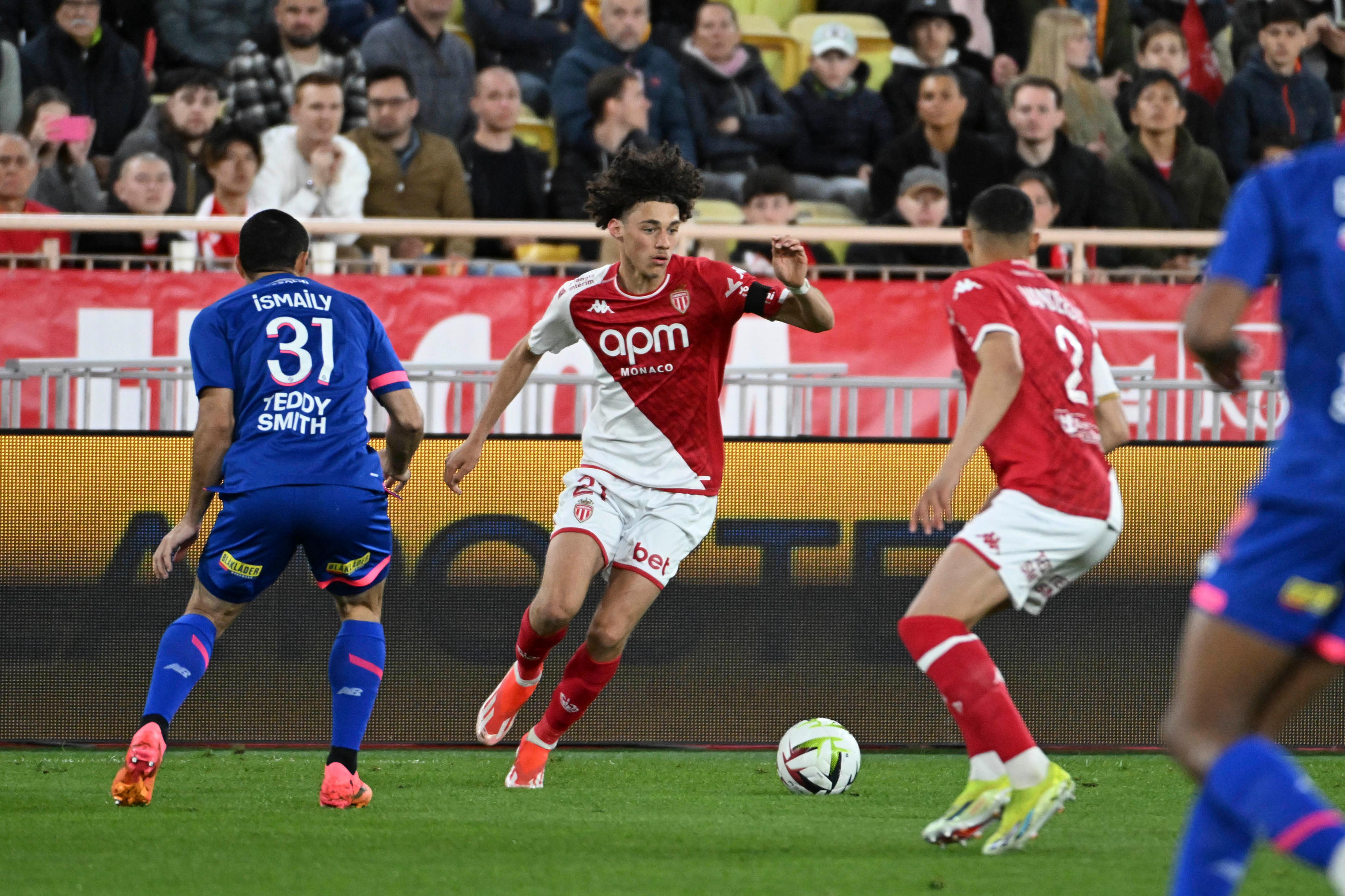 Monaco, vainqueur successifs de Brest et Lille, brigue un résultat face à Lyon au Groupama stadium ce dimanche soir (19 heures). Icon sport/Pascal Della Zuana