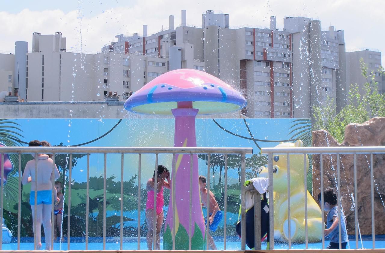 La Courneuve, juillet 2018. La plage de La Courneuve est une des animations estivales financée en partie grâce au budget de la politique de la ville (illustration). LP/Miren Garaicoechea