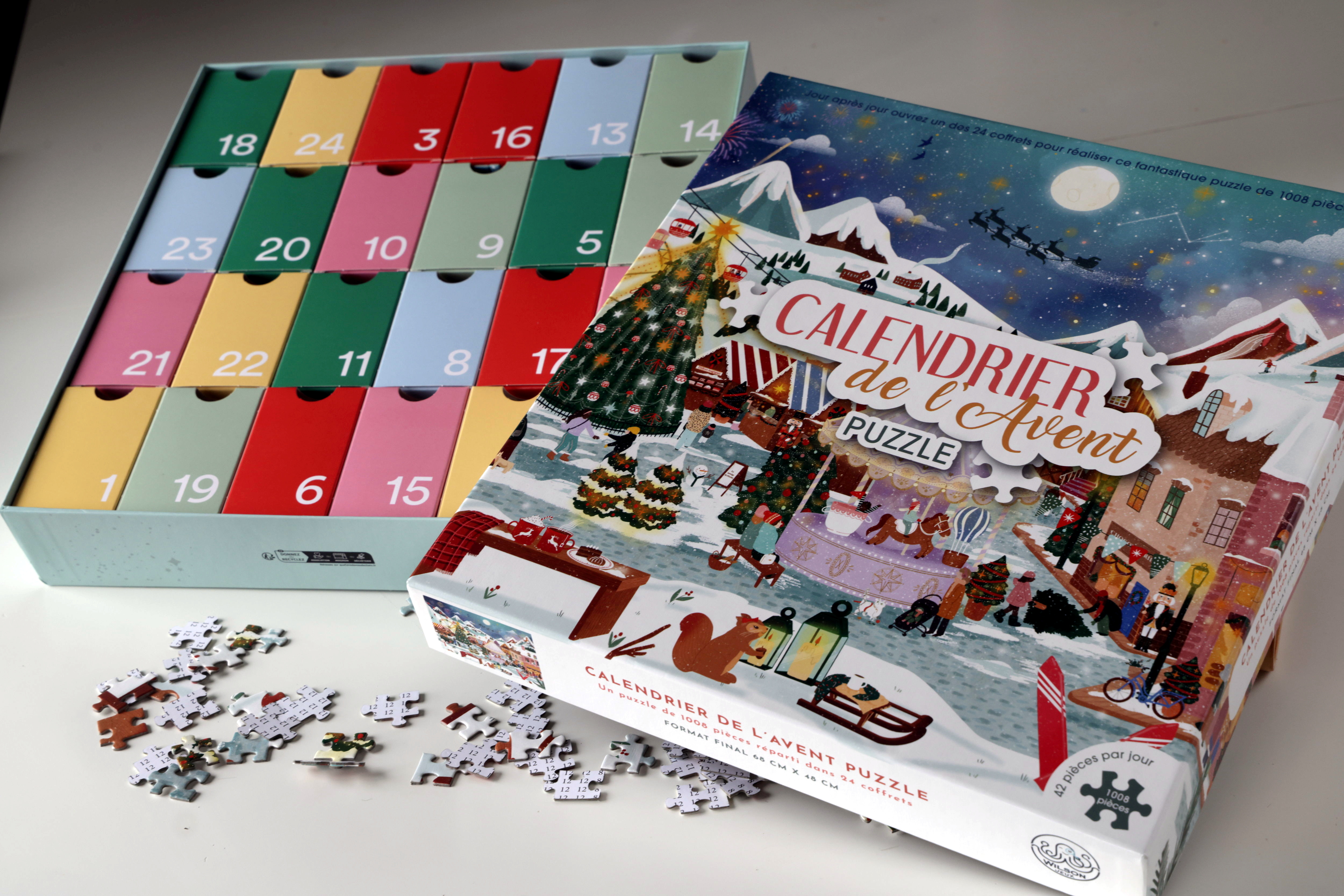 Calendrier De L'Avent Origami Foldology - Puzzles Pliants Uniques Pour Chaque Jour