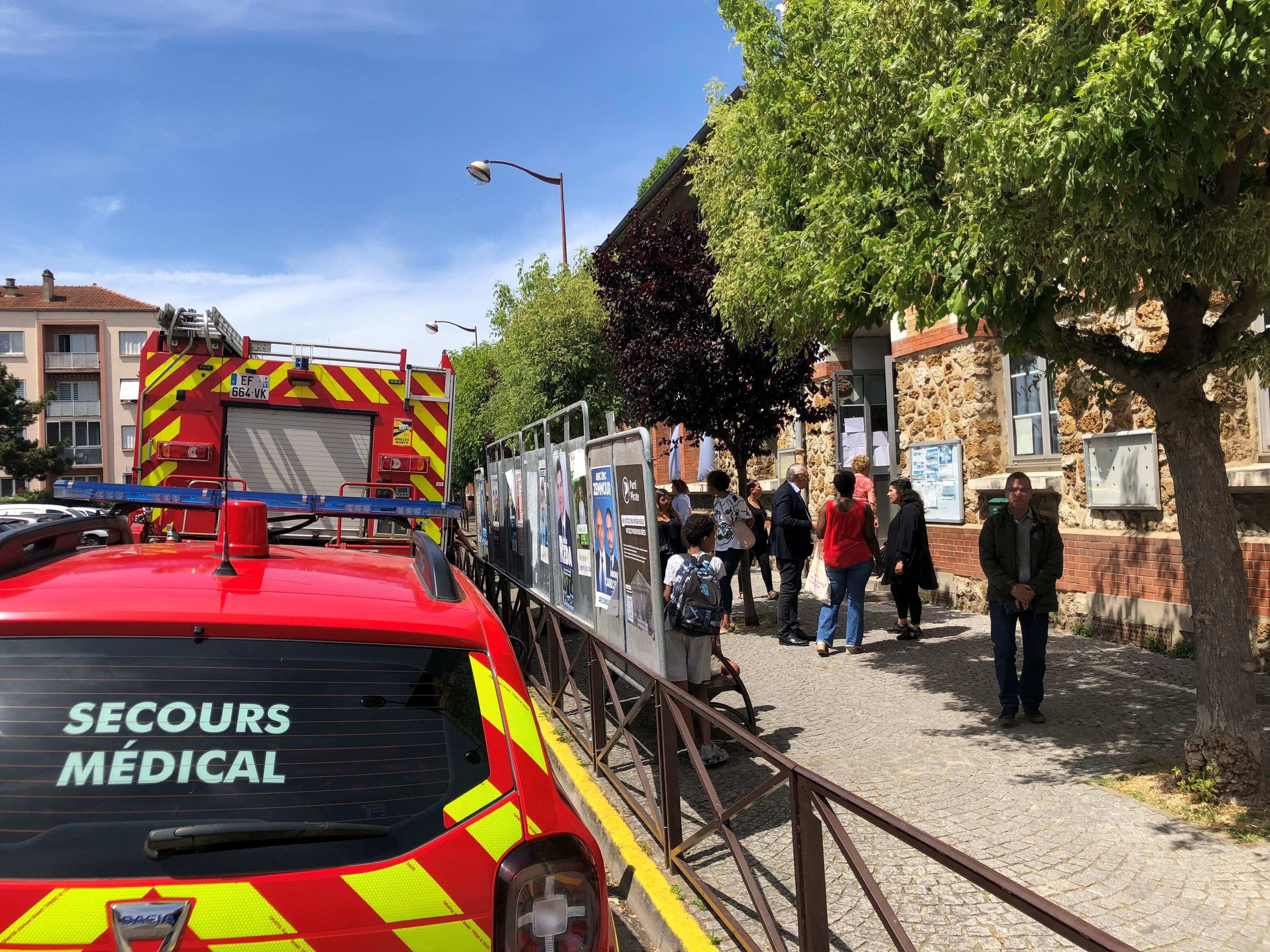 Viry-Chatillon (Essonne), le mardi 14 juin. L'école Félix-Esclangon était fermée depuis ce jour, après une troisième vague de malaises chez les élèves. LP/F.G.