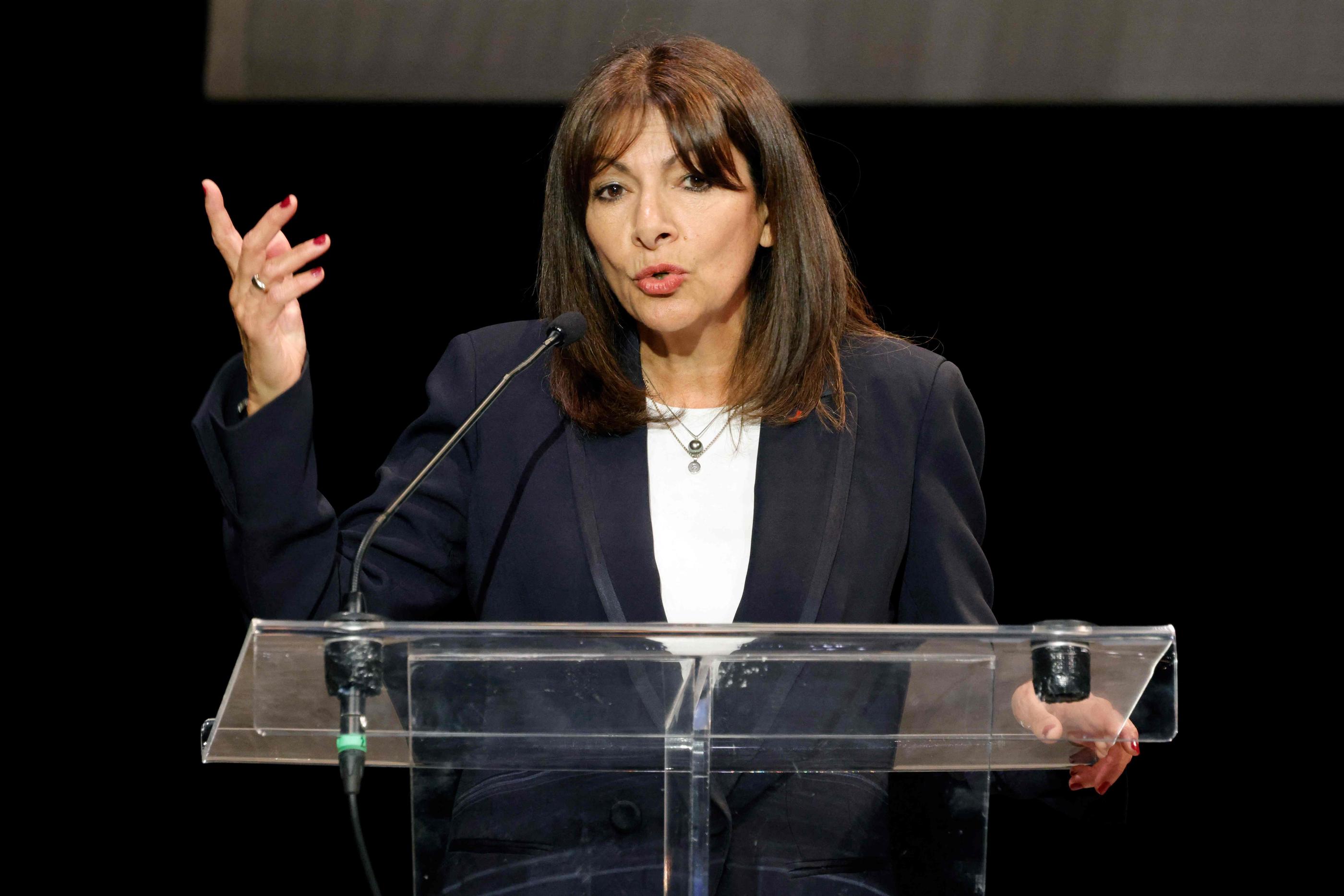 Anne Hidalgo, la maire de Paris, promet que les élections législatives ne vont pas perturber les Jeux (G. Van der Hasselt / AFP)