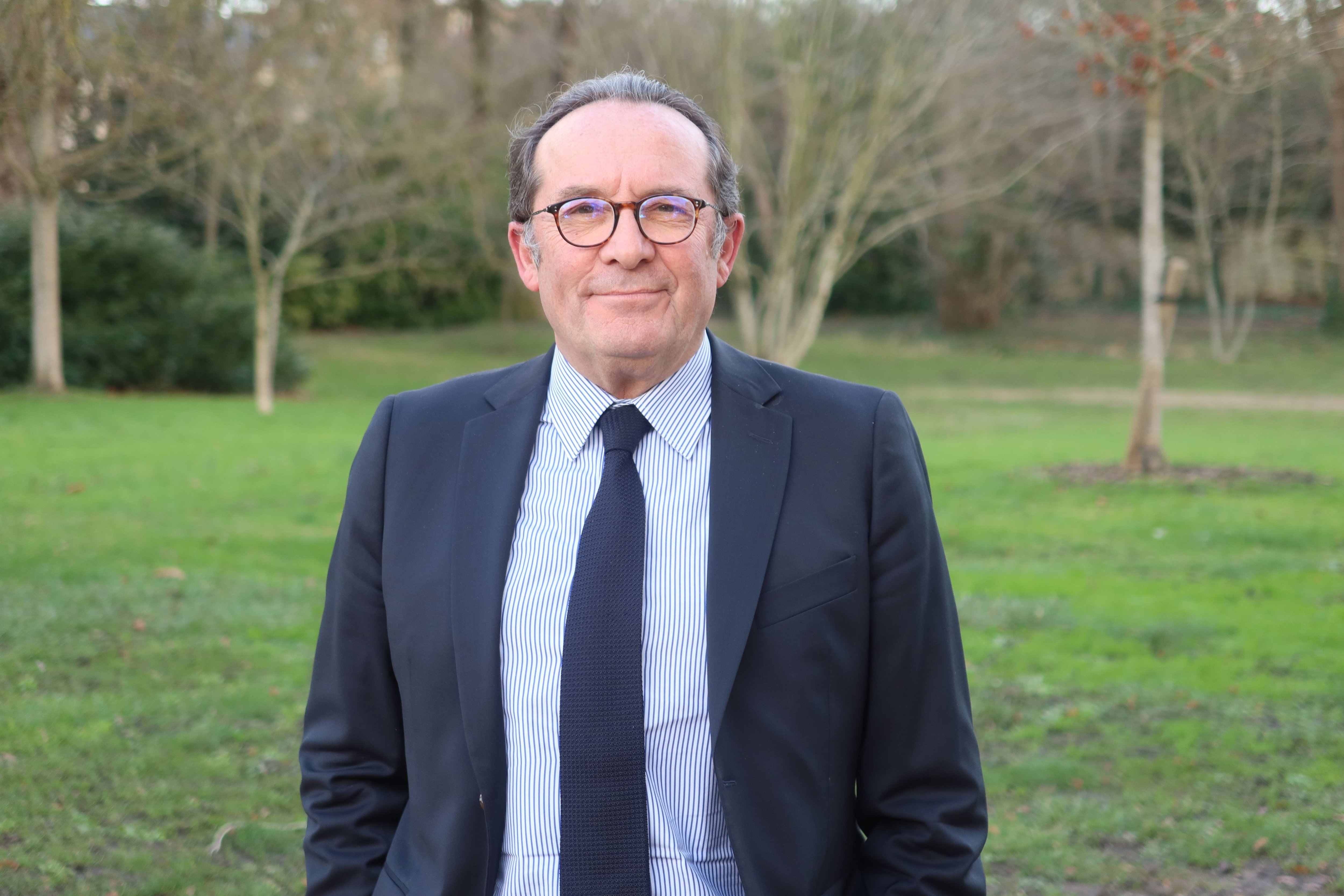 Versailles (Yvelines), lundi 22 janvier. Pierre Bédier, président LR du conseil départemental des Yvelines. LP/Mehdi Gherdane