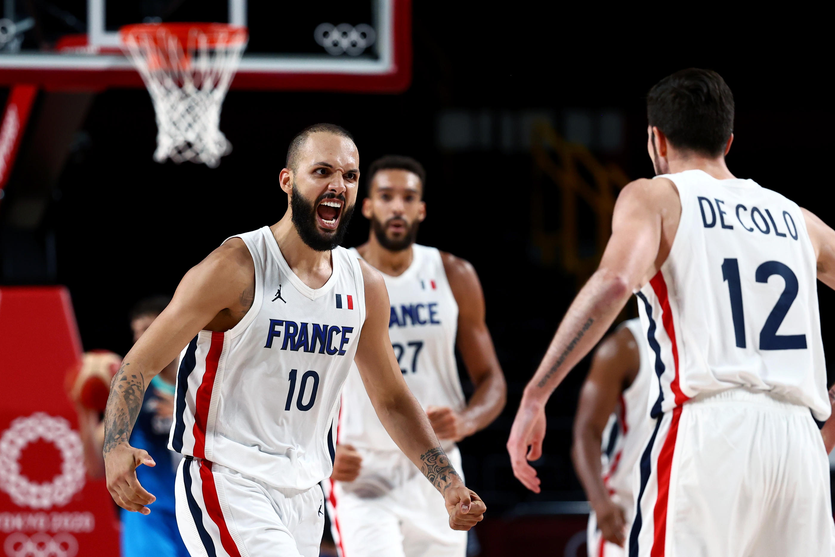 Les Bleus de Fournier, Gobert et De Colo, tous encore présents cet été à Paris, avaient écrit en 2021 à Tokyo une des plus belles pages de l'histoire du basket français. Icon Sport