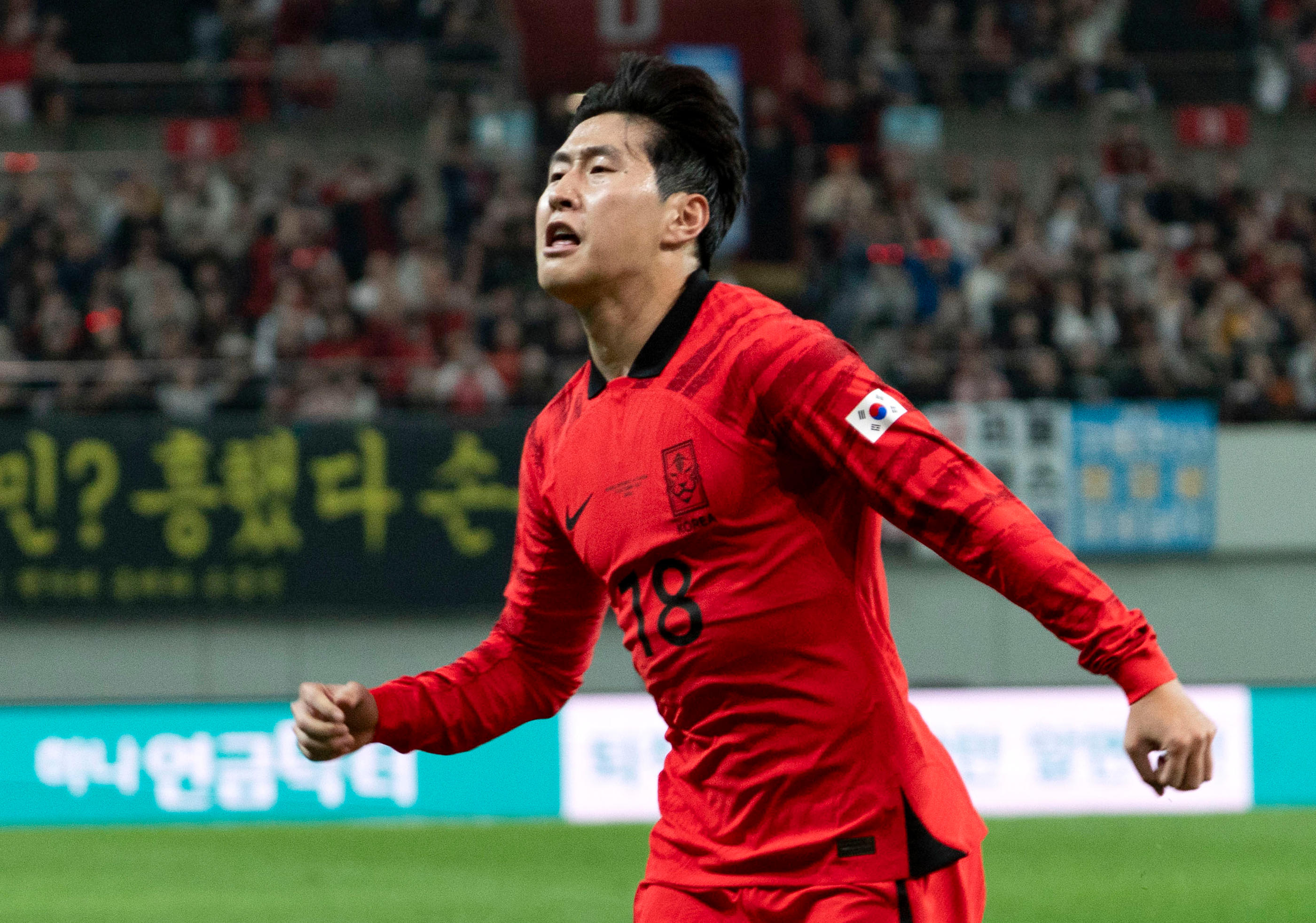 Kang-in Lee a honoré sa 16e sélection avec la Corée du Sud face au Vietnam. (Lee Young-ho/Icon sport)