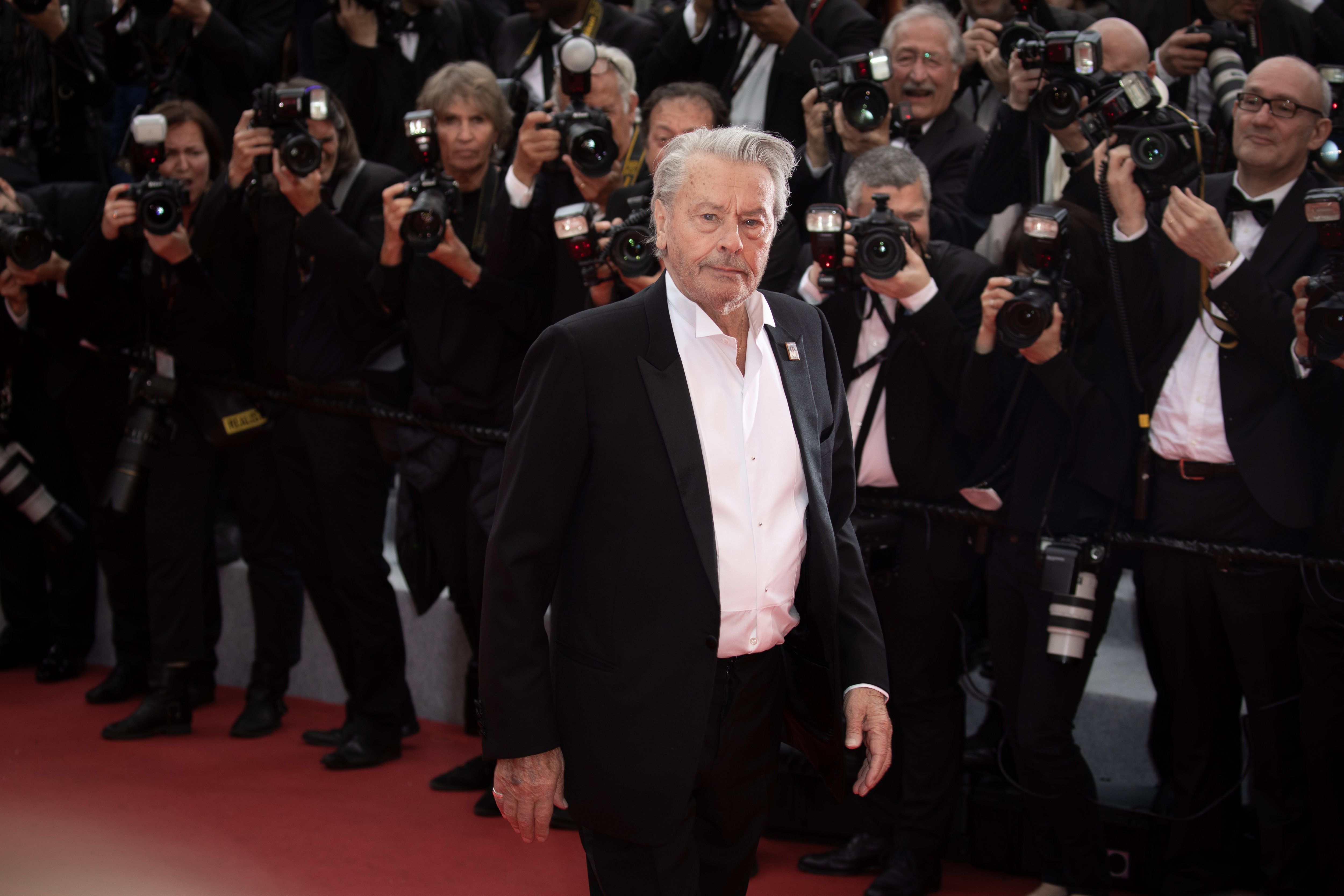 Alain Delon, ici en mai 2019 à Cannes, «a envie qu’on lui fiche la paix», selon son avocat Me Christophe Ayela. LP/Fred Dugit