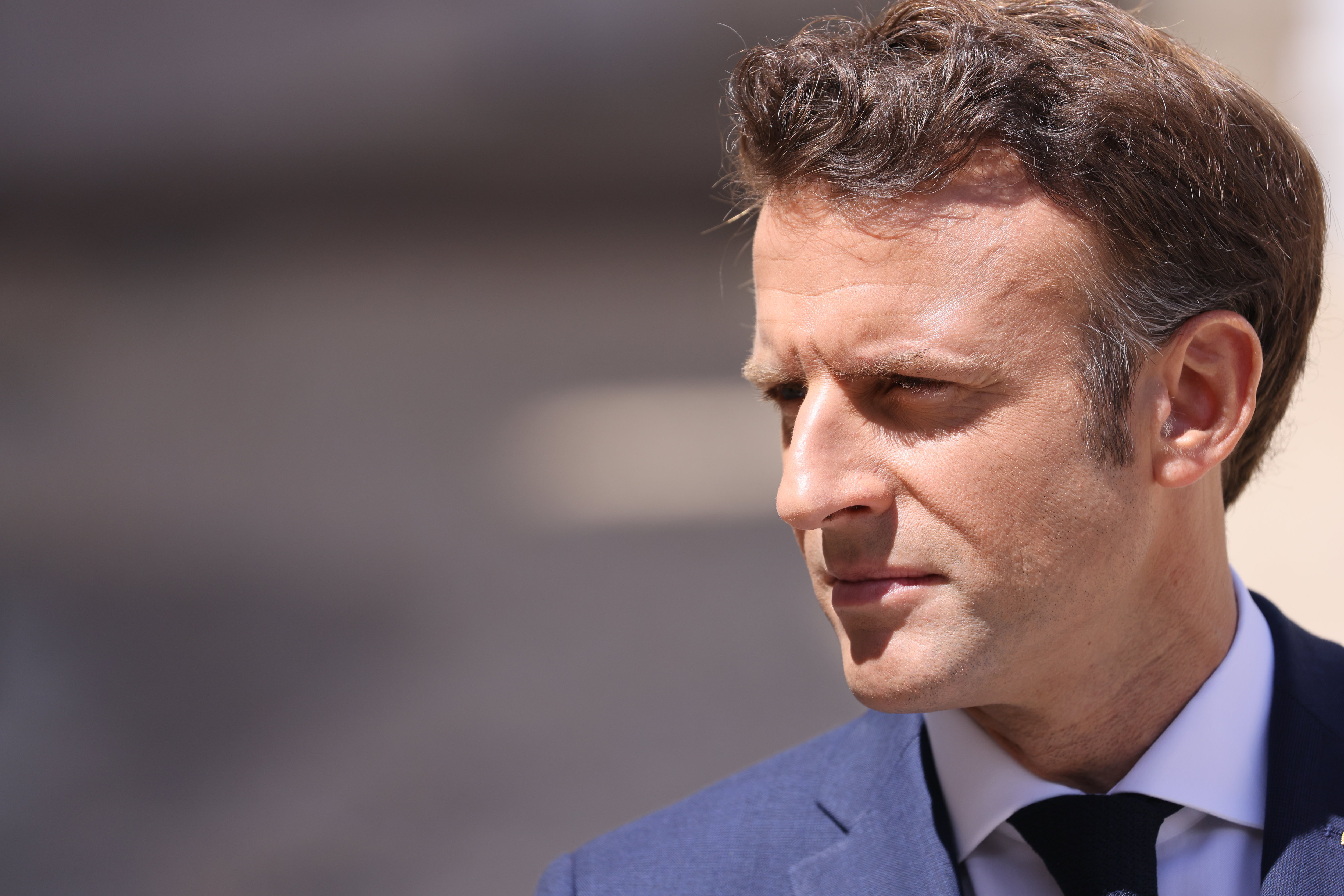 A Pithiviers, ce dimanche, le président Emmanuel Macron (ici le 1er juillet à l'Elysée) prononcera, vers 15h30, un «discours offensif» d’une vingtaine de minutes contre l’antisémitisme. LP/Arnaud Journois