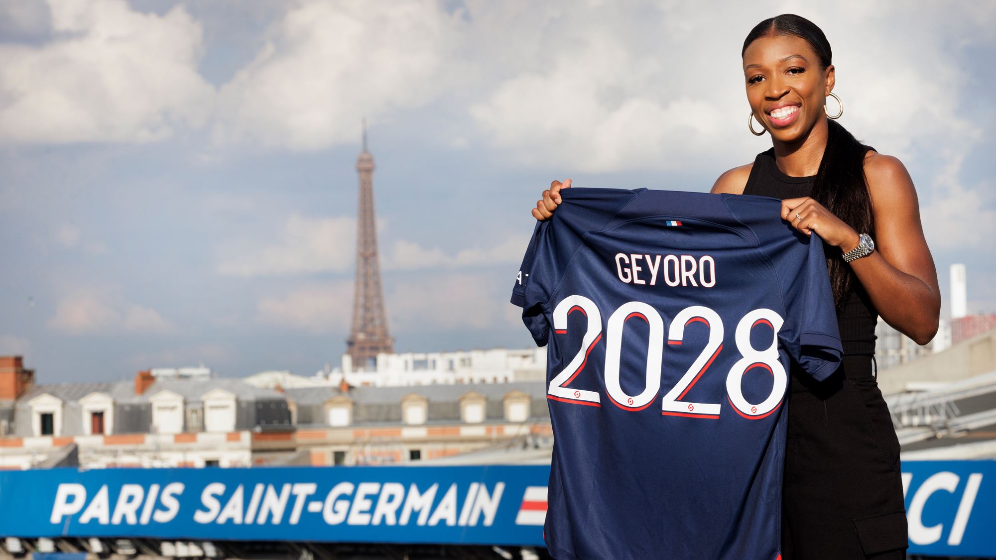Grace Geyoro a signé un nouveau contrat jusqu'en 2028 avec le PSG.