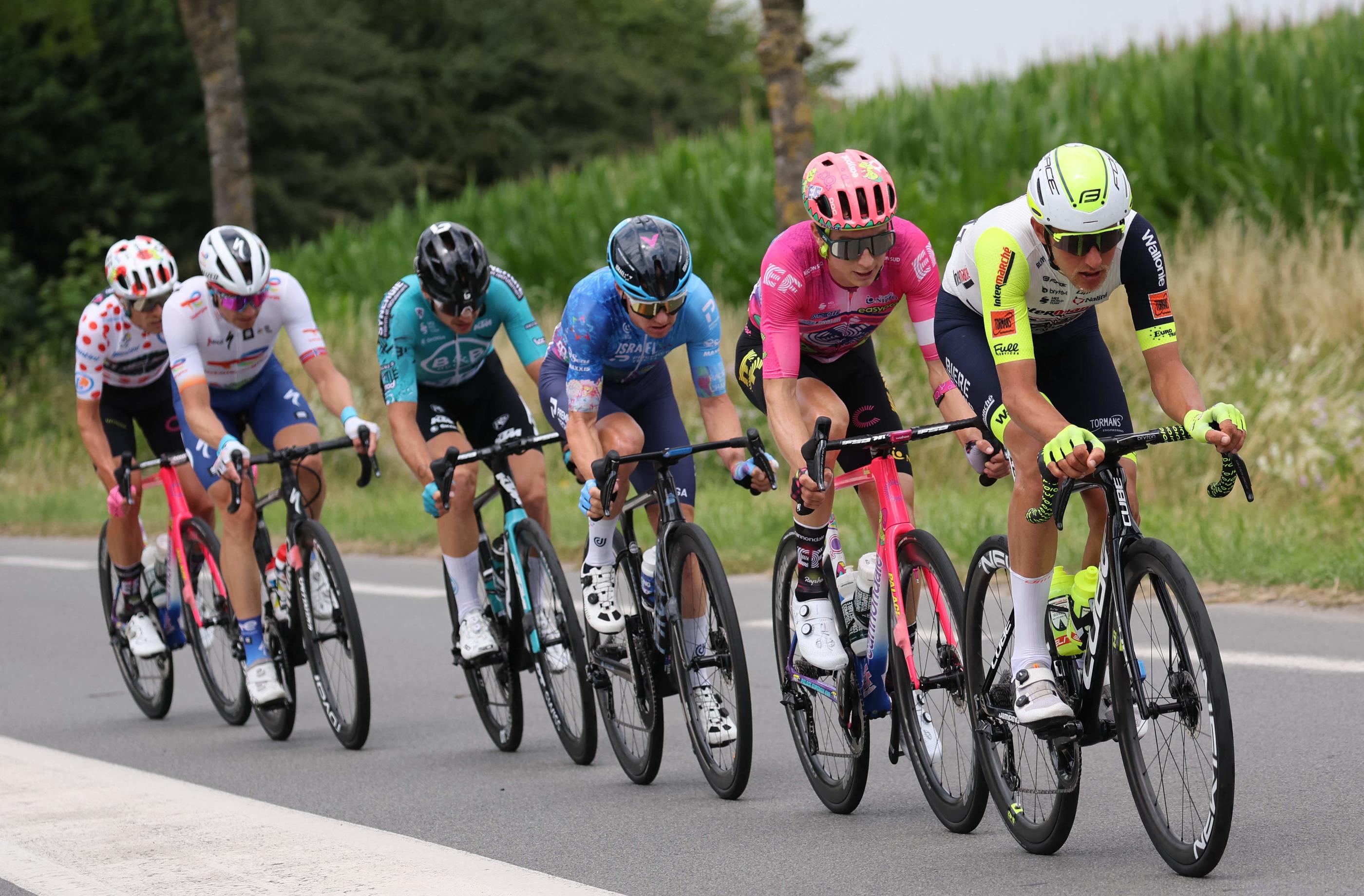 Après un passage en 2022, le Tour de France retrouvera les Hauts-de-France en 2025, cette fois-ci pour le Grand départ. Photo Thomas SAMSON / AFP