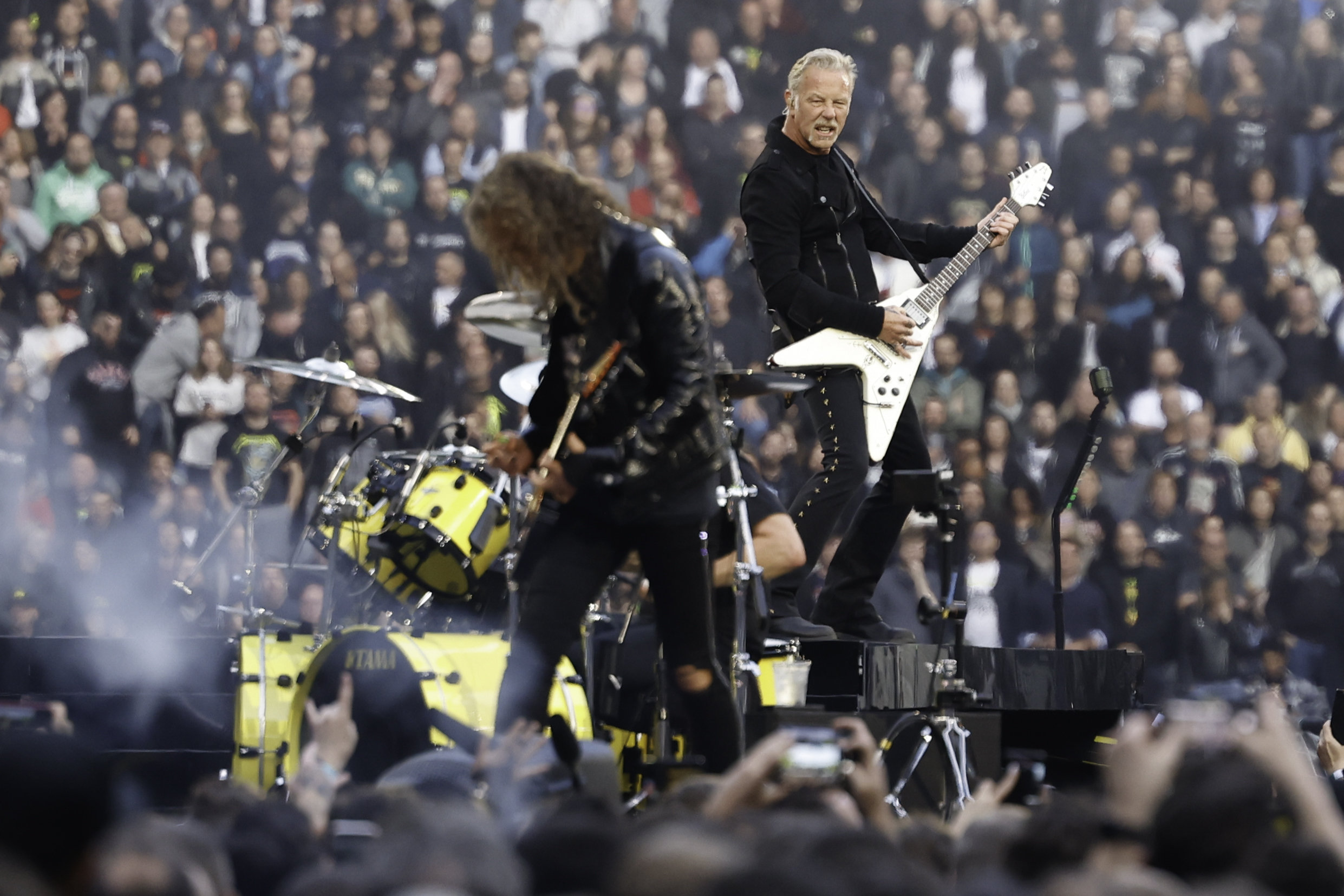 Metallica, les rois du metal, sera l'une des têtes d'affiche de la 17e édition du Hellfest. LP/Arnaud Dumontier