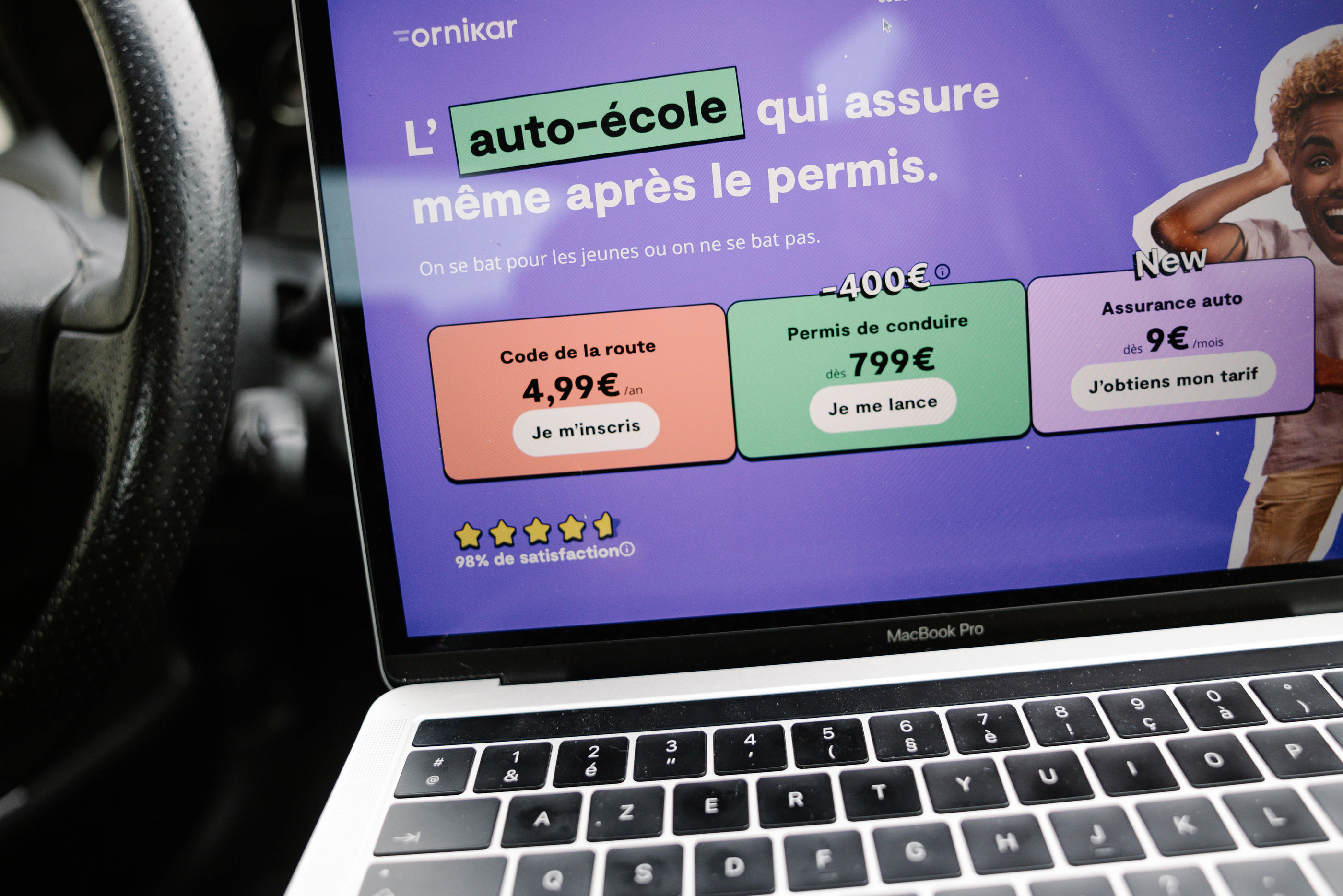 Pour l'assurance auto, Ornikar propose un prix d’appel à 9 euros par mois... à certaines conditions. LP/ Arnaud Dumontier