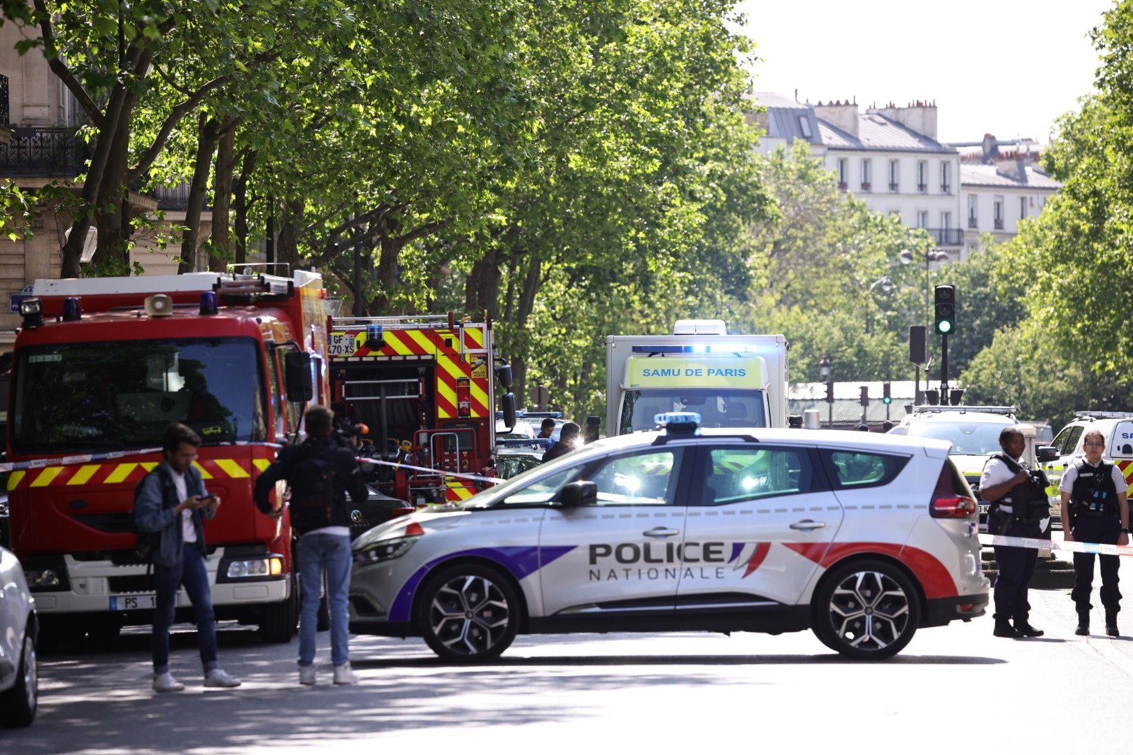 Plusieurs coups de feu ont été tirés boulevard de Courcelles. Un homme a perdu la vie. LP/Olivier Arandel
