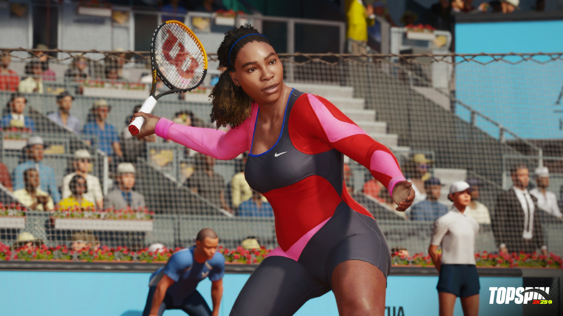 Serena Williams fait partie des têtes d'affiche de « Top Spin 2k25 ». 2K