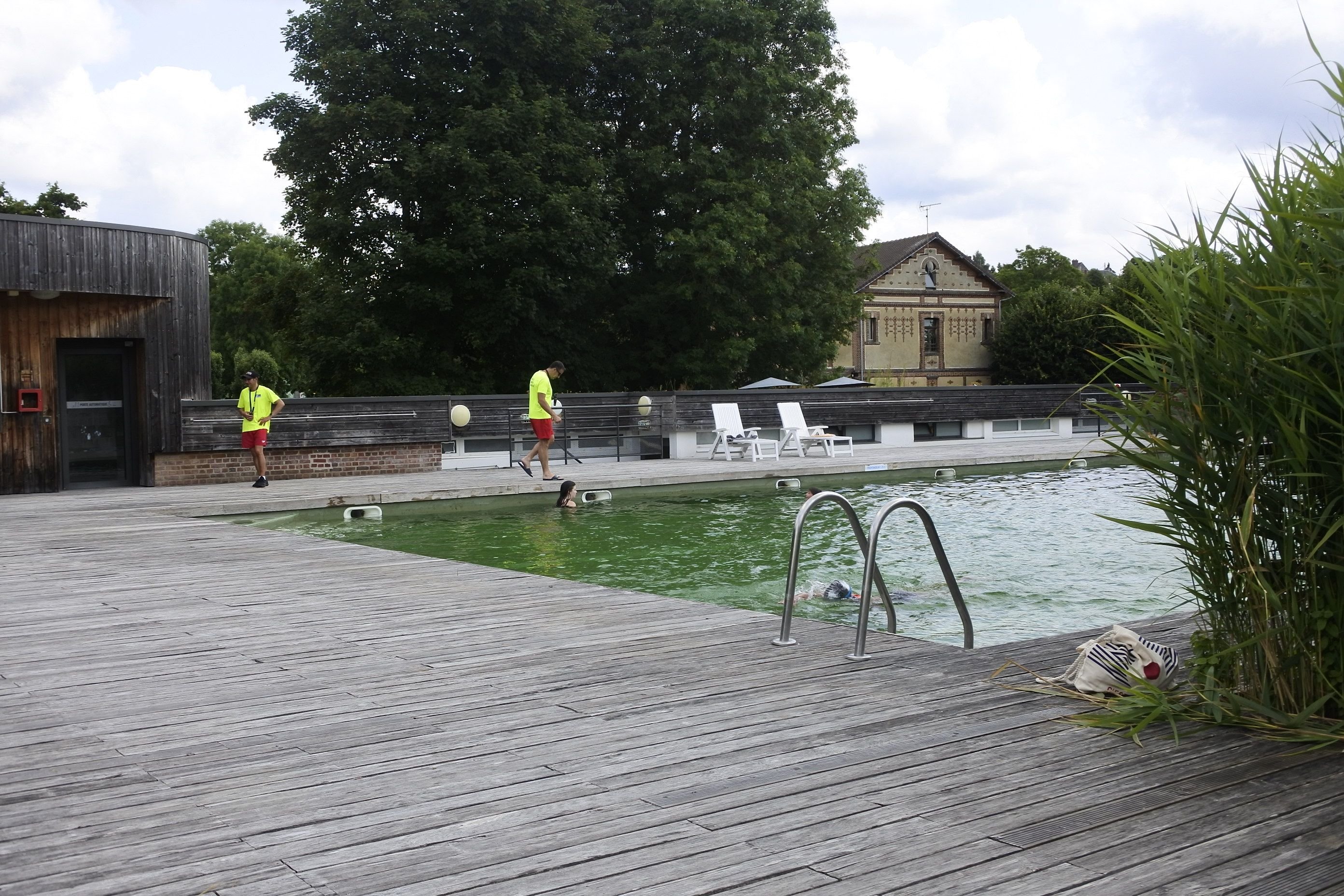 L'eau des bassins de la piscine de Rugles ne contient ni chlore ni aucun autre produit chimique. LP/Gilles Motteau