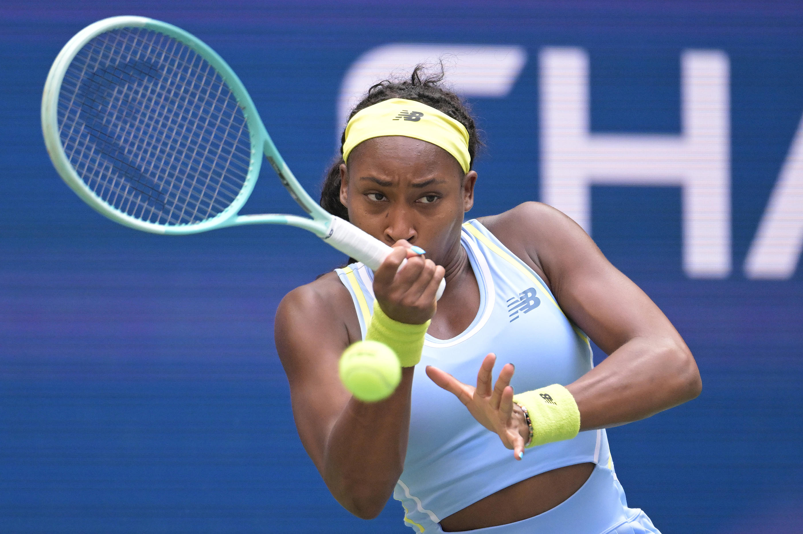 Aorès deux parcours décevants aux JO et à l'US Open, Coco Gauff a décidé de tourner une page. (Anthony Behar/Sipa USA)