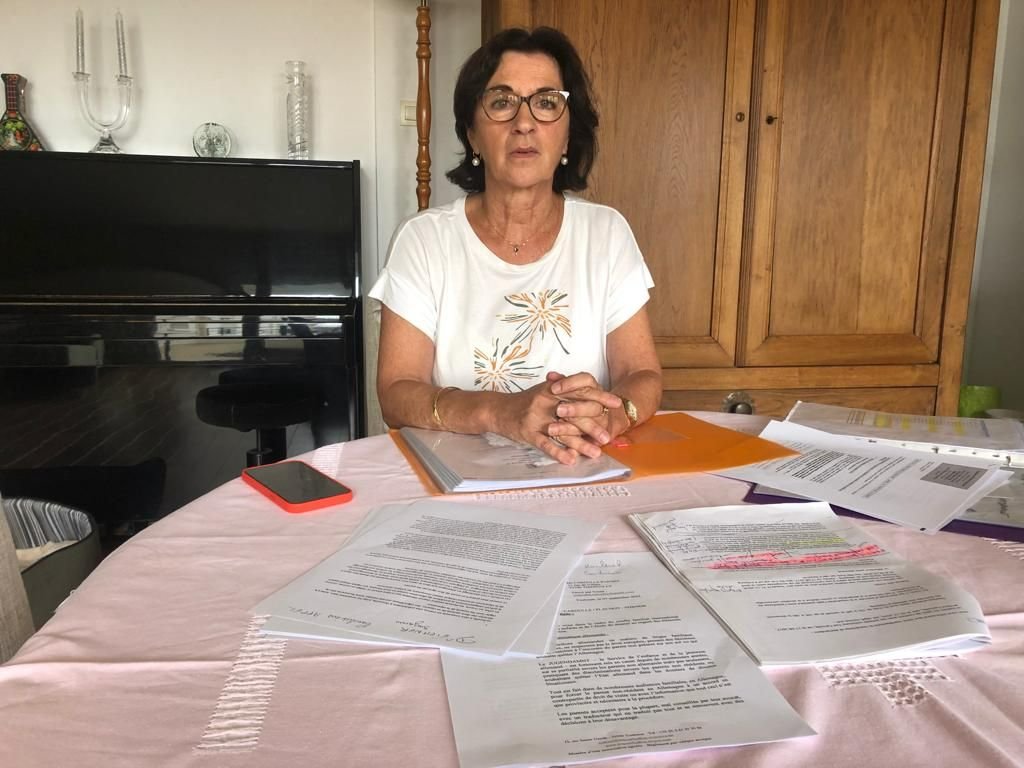 Élancourt (Yvelines), septembre 2022. Corinne, 64 ans, est privée de ses petits-enfants depuis près d'un an, en vertu d'une décision de l'omnipotent Jugendamt, l'«office de la jeunesse» allemand. LP/Elisabeth Gardet