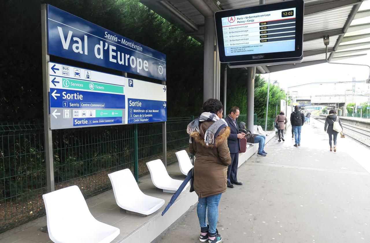 <b></b> Illustration. Les faits ont eu lieu dans l’enceinte de la gare RER du Val d’Europe. 