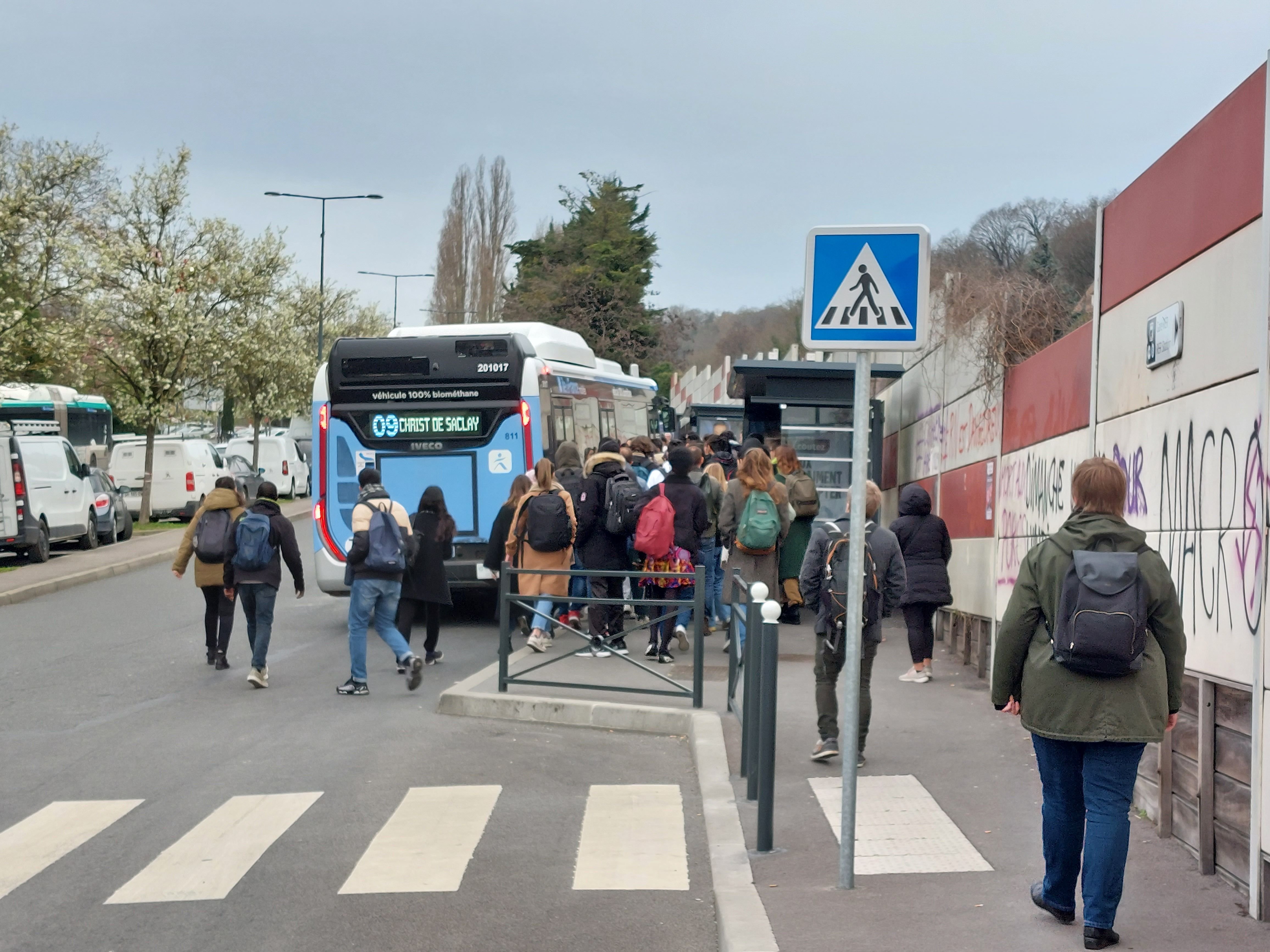 Orsay, Essonne, le 28 mars 2023. Île-de-France Mobilités estime que la RATP Cap a nettement enrichi son service. Les usagers sont plus mitigés. LP/Cécile Chevallier