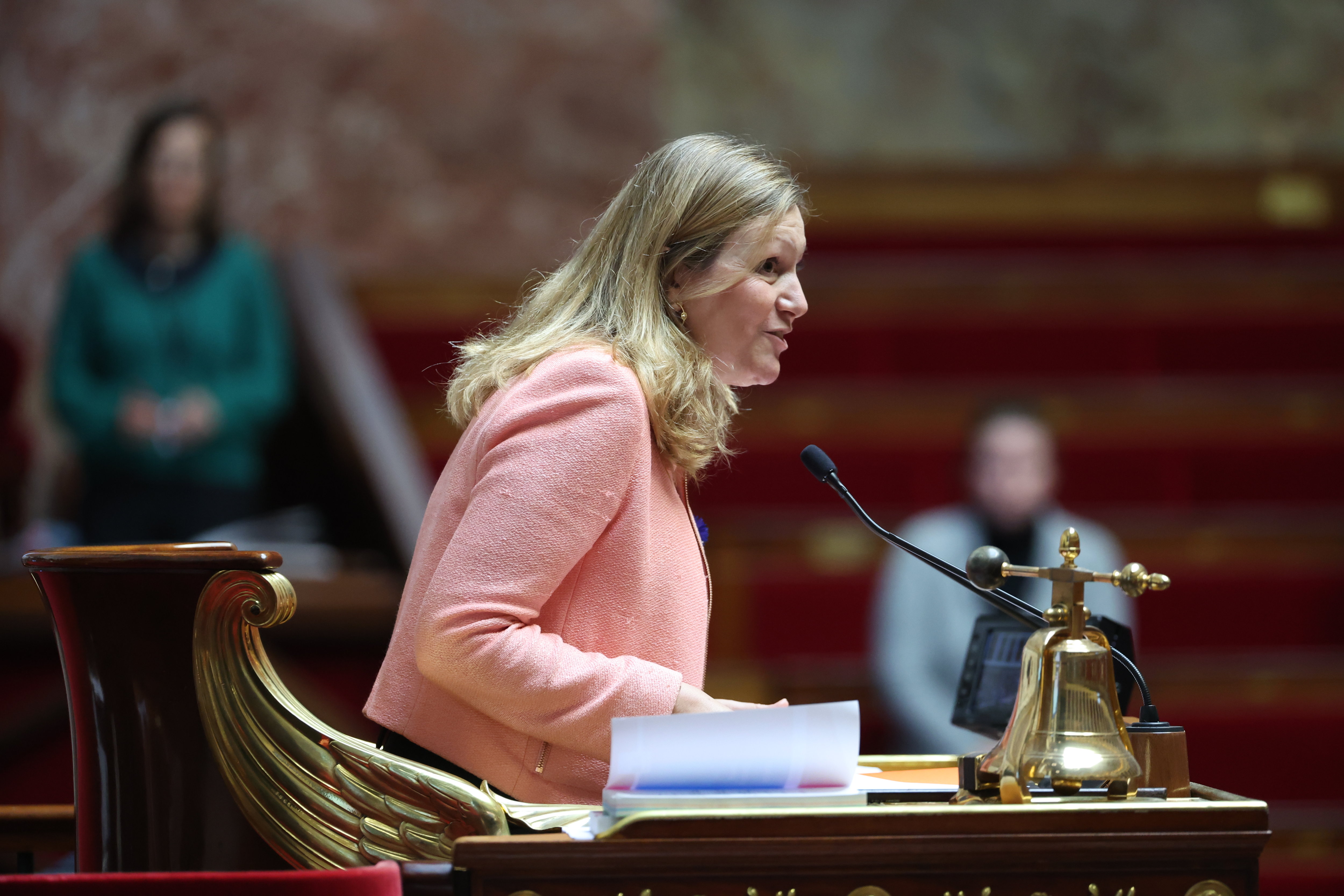 La présidente de l'Assemblée nationale, Yaël Braun-Pivet, a pointé le caractère "irrecevable" de la proposition de loi du groupe Liot. LP/Arnaud Journois