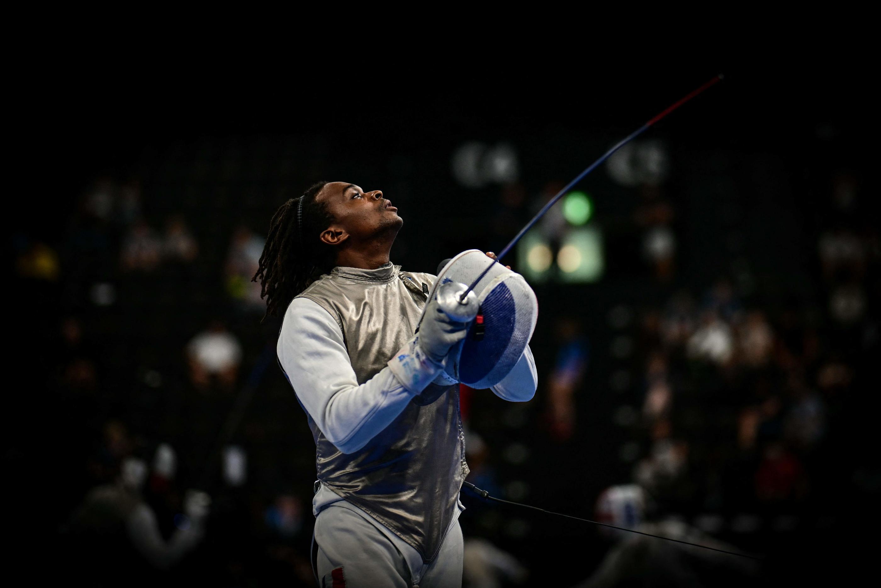 Enzo Lefort a été sorti pour son premier match dans le tableau principal de ces championnats d'Europe en Suisse. AFP/Olivier Chassignole