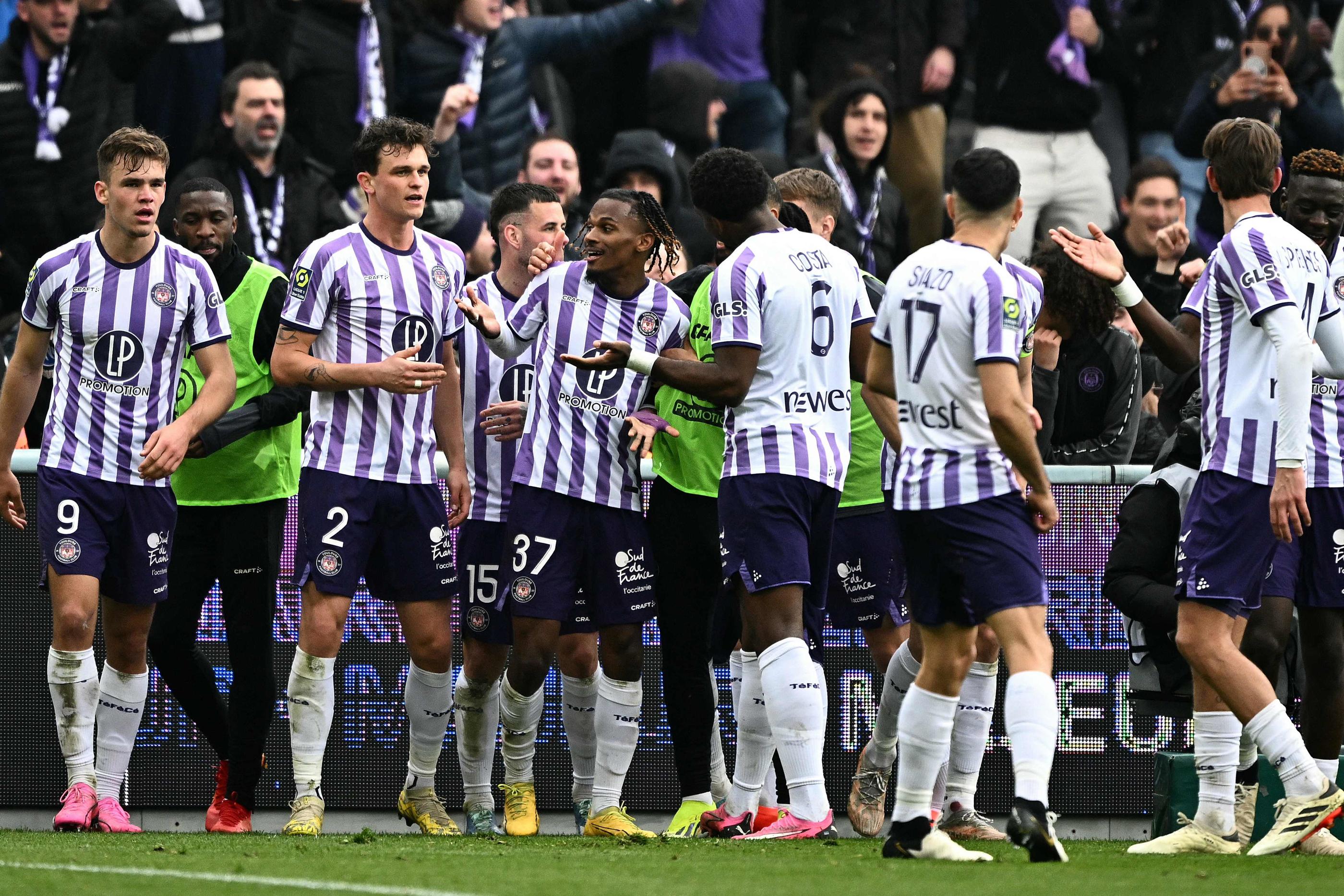 Les Toulousains sont prêts pour se rendre au Havre dimanche. AFP/Lionel Bonaventure