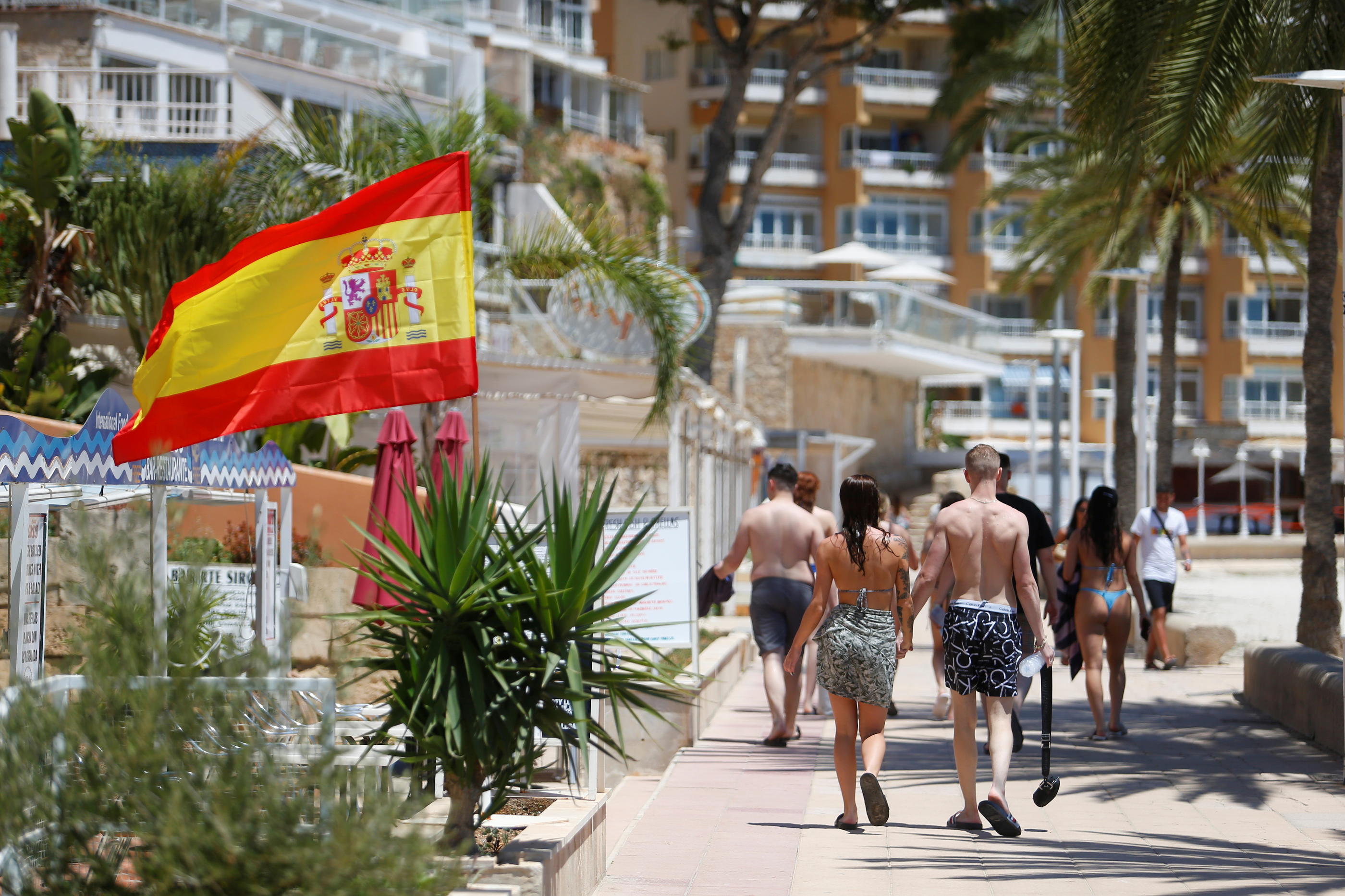 Les contaminations explosent en Espagne. REUTERS/Enrique Calvo