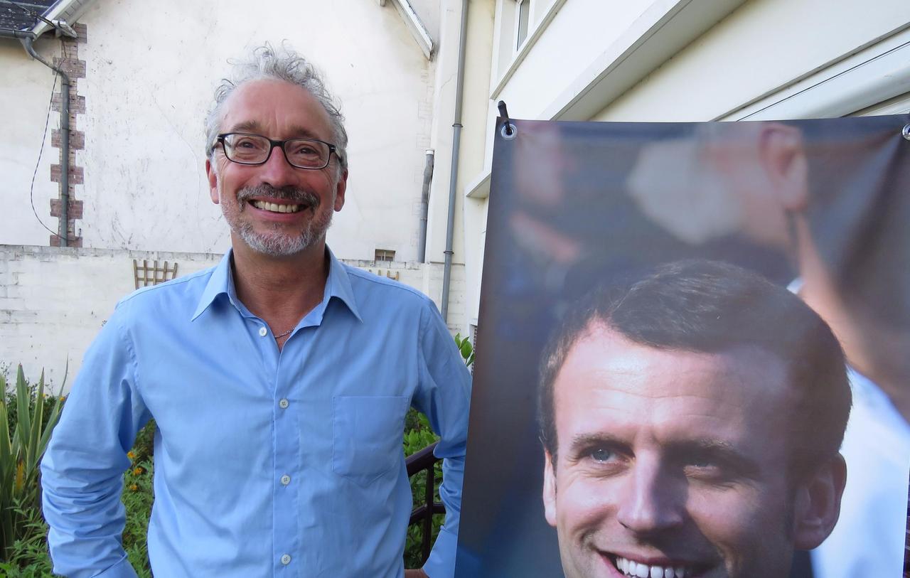 Pascal Bois, député sortant de la 3e circonscription de l'Oise, soutenait une nouvelle fois le parti du président de la République. LP/F.C.