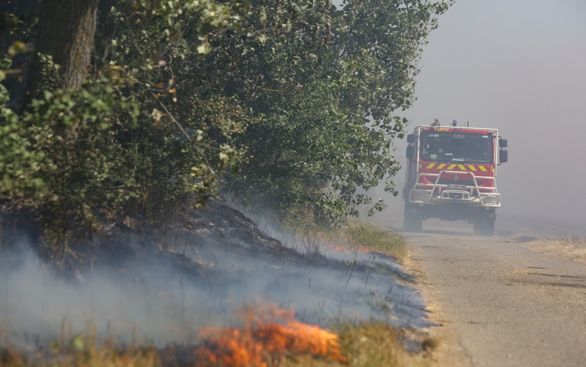 Les sapeurs-pompiers de l'Oise possède une vingtaine de véhicules dédiés à la lutte contre les feux de forêt et de chaume. (Illustration) Sdis 60