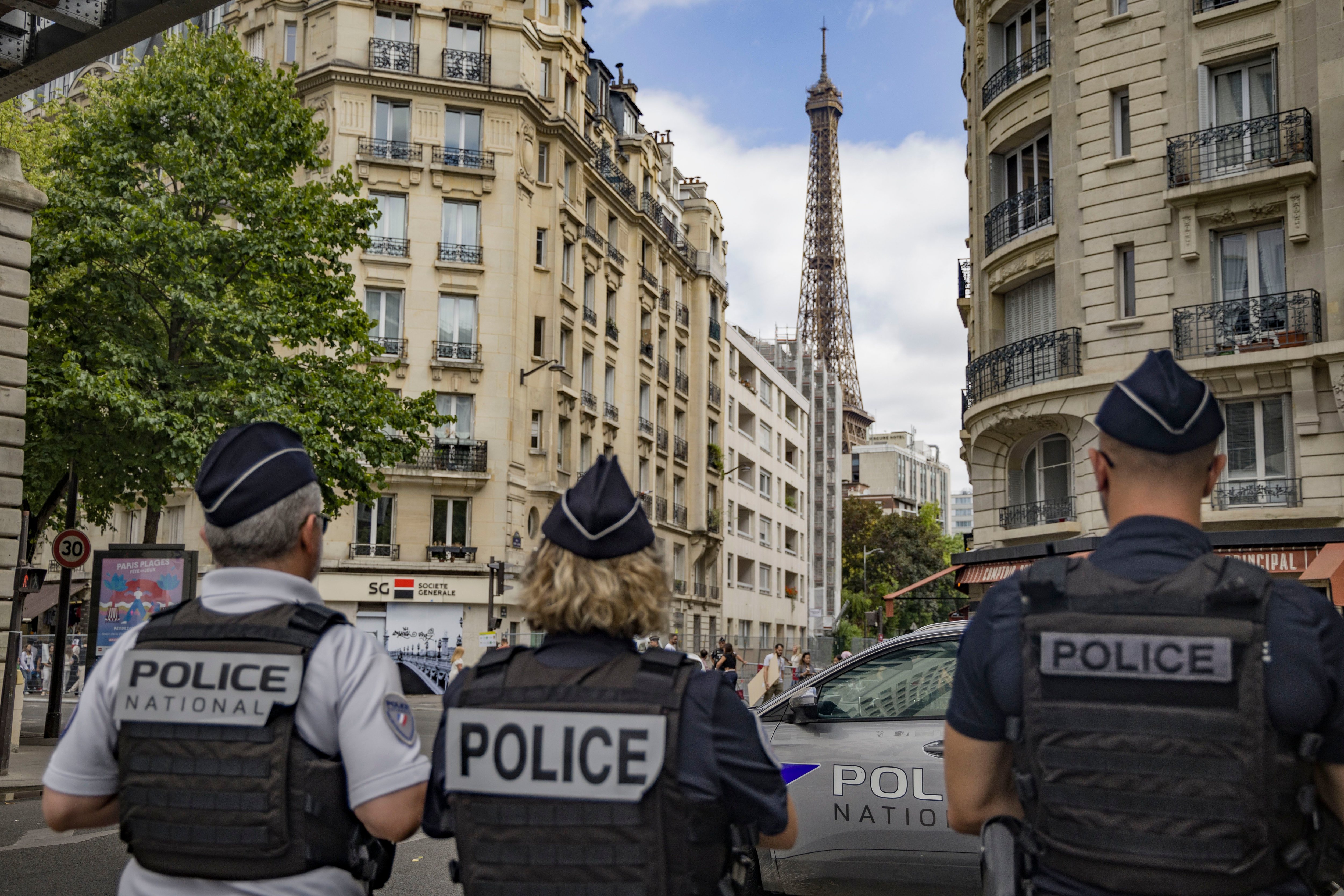 Les forces de l'ordre sont présentes en très grand nombre dans Paris depuis quelques jours pour assurer la sécurité des Jeux olympiques. LP/Alexandre Delaitre