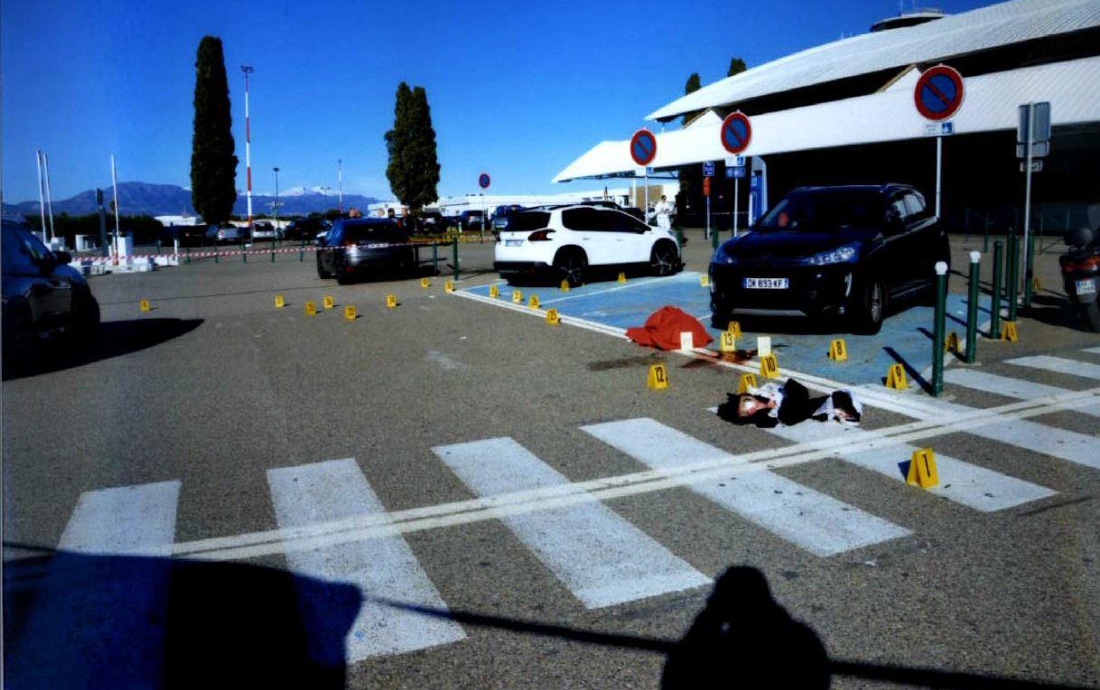 Aéroport de Bastia-Poretta (Corse), le 5 décembre 2017. Deux mafieux corses soupçonnés d'avoir participé au meurtre d'un parrain de la Brise de mer en 2009 avaient été tués par les fils de ce dernier, dont certains proches sont depuis également tombés sous les balles. DR