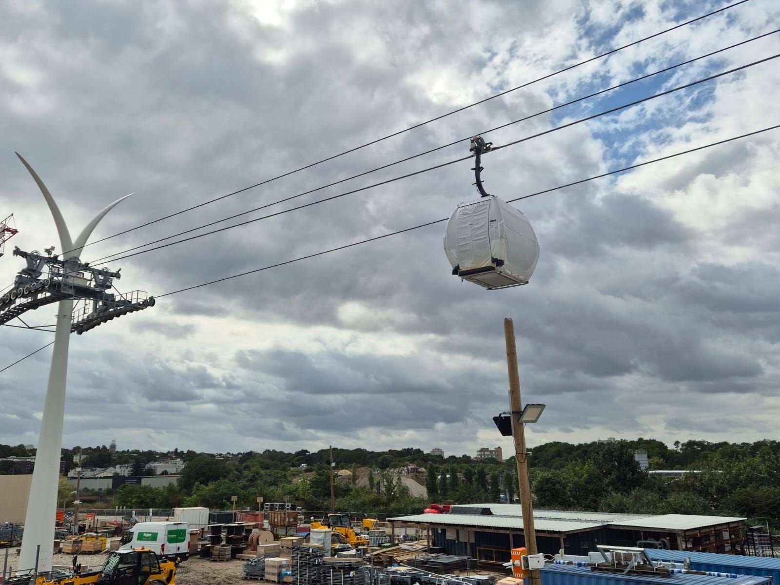 Les cabines en test sur le futur Câble 1 circulent pour l'instant entre Créteil et Limeil-Brévannes. IDFM