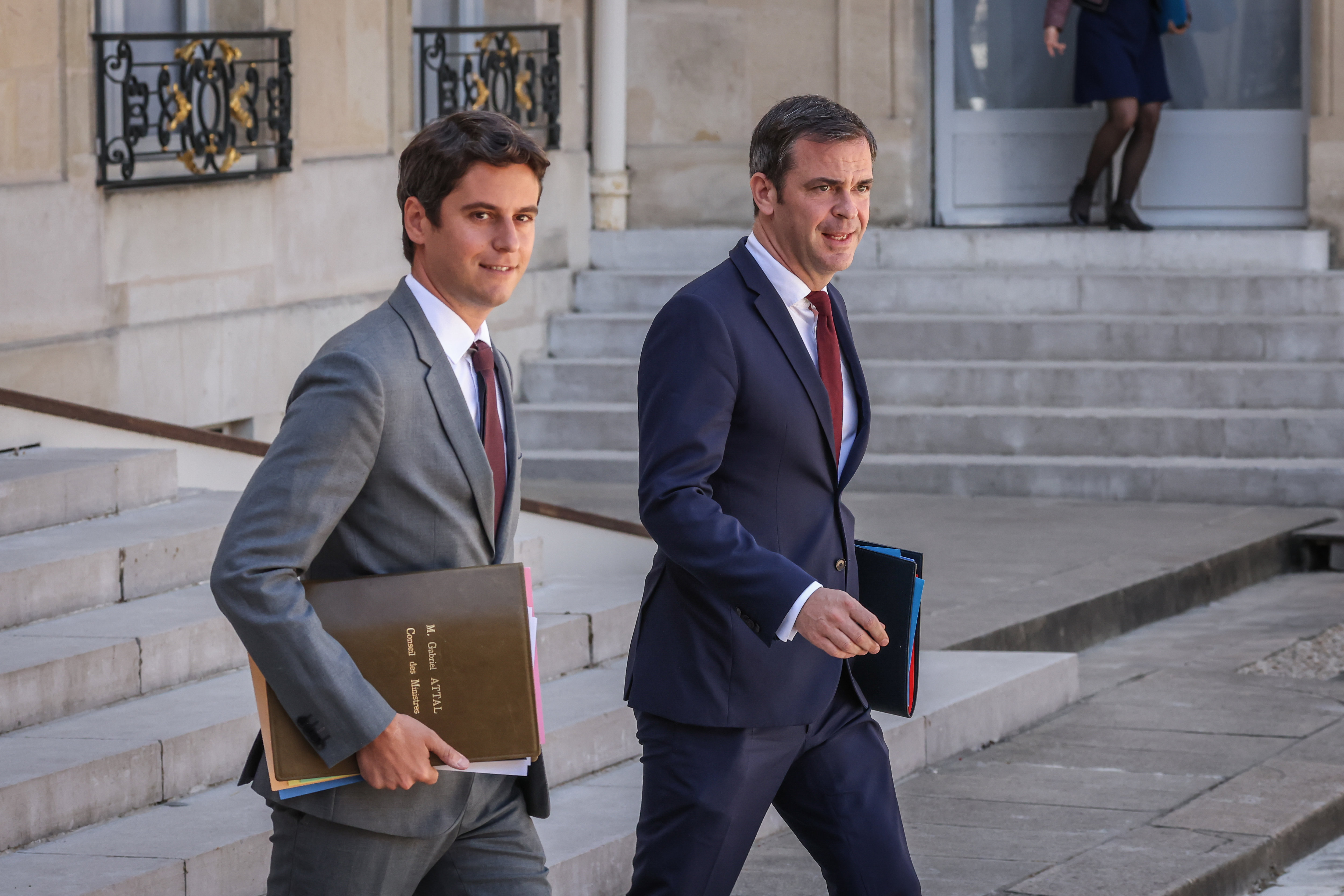 Gabriel Attal et Olivier Véran font partie des ministres élus aux élections législatives. LP/Fred Dugit