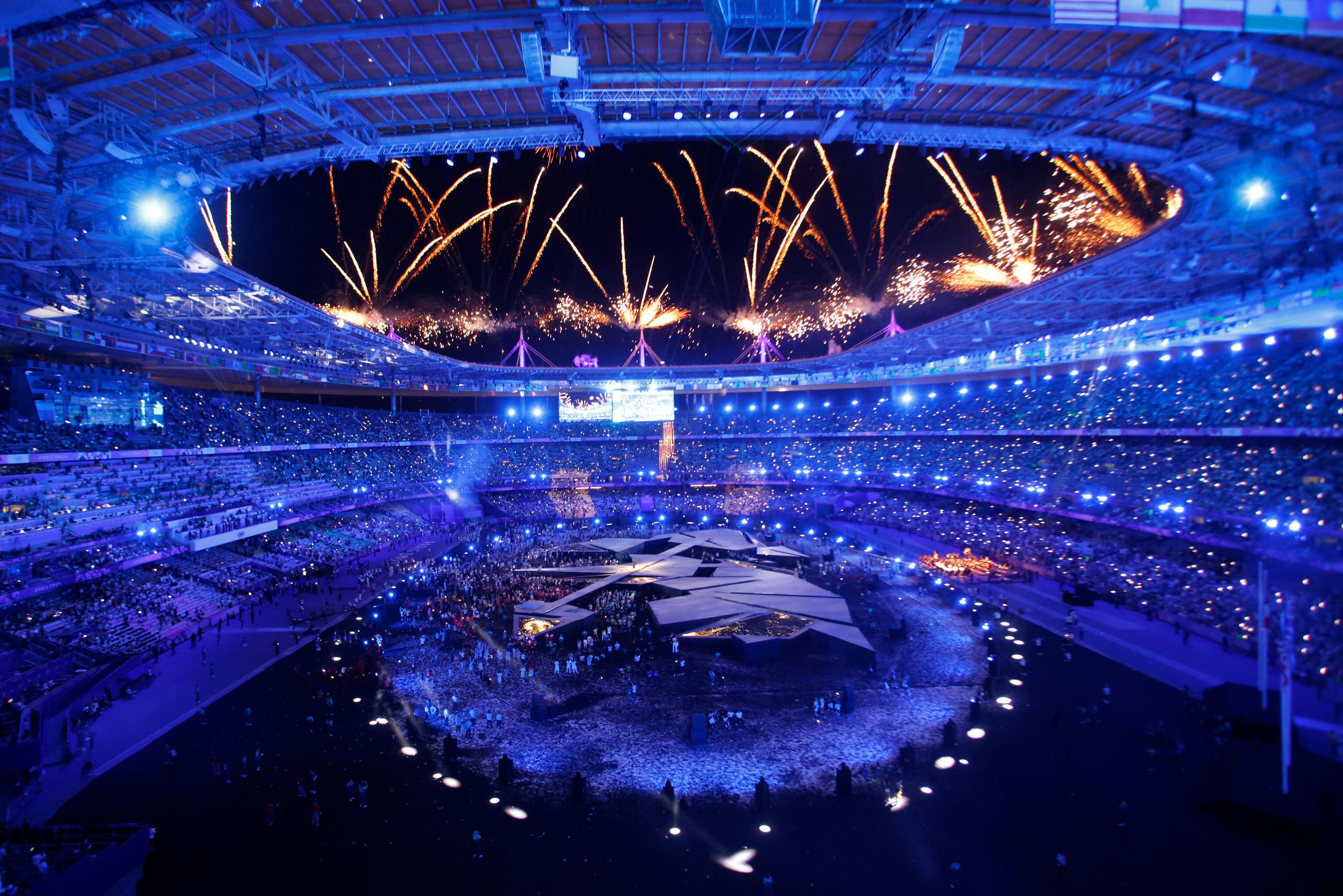 Les Jeux olympiques de Paris 2024 ont pris fin à l'issue de la cérémonie de clôture, au Stade de France. LP / Olivier Corsan -