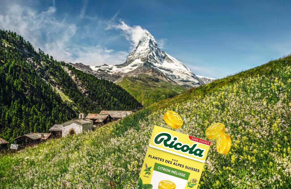 C’est sur les sommets suisses, non loin de sa ville natale, qu’Emil Richterich a trouvé les ingrédients de ses illustres friandises. Ricola Group AG