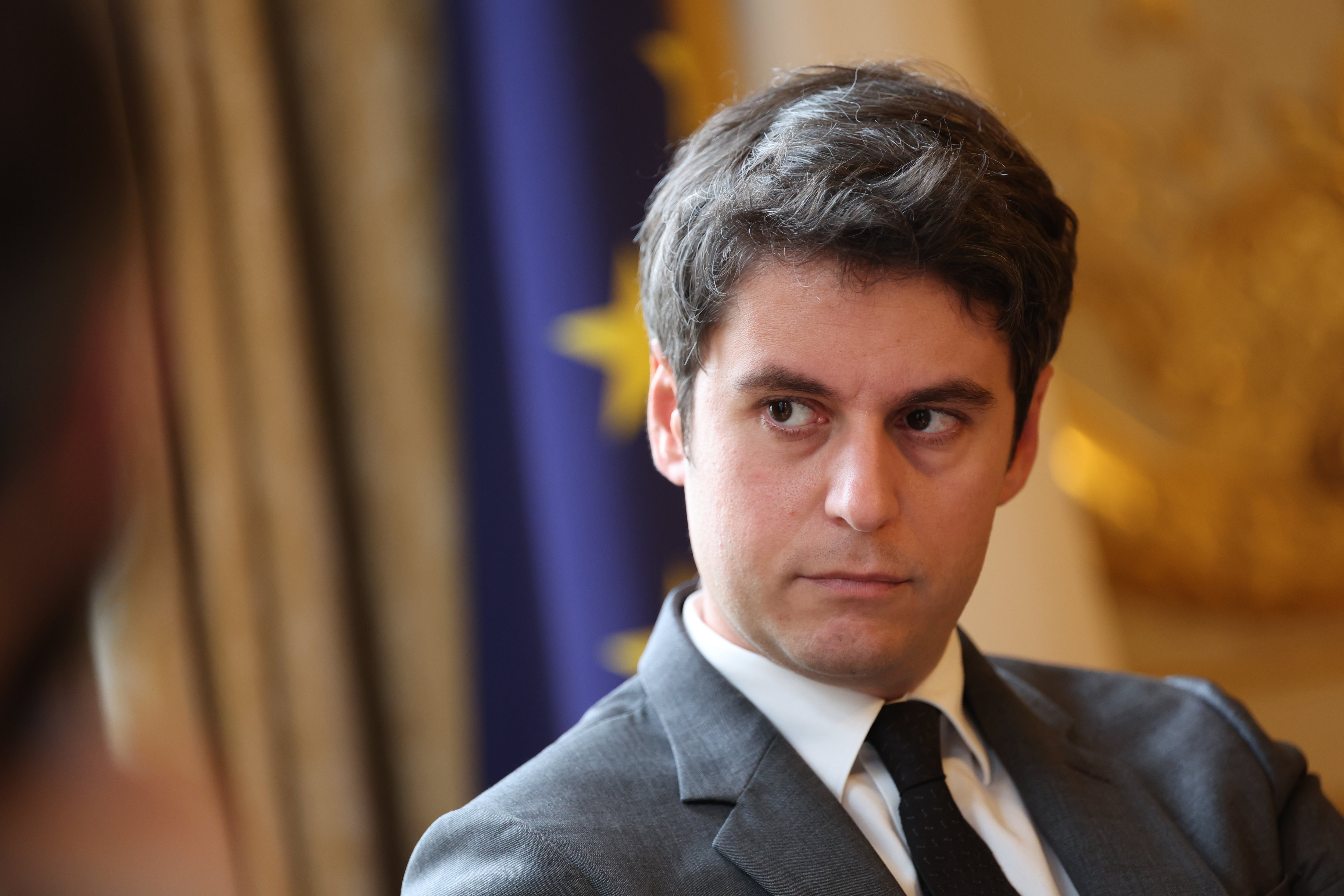 En un mois, Gabriel Attal, le plus jeune Premier ministre de la Ve République, a été plongé dans le grand bain des crises sectorielles mais aussi politiques. LP/Arnaud Journois