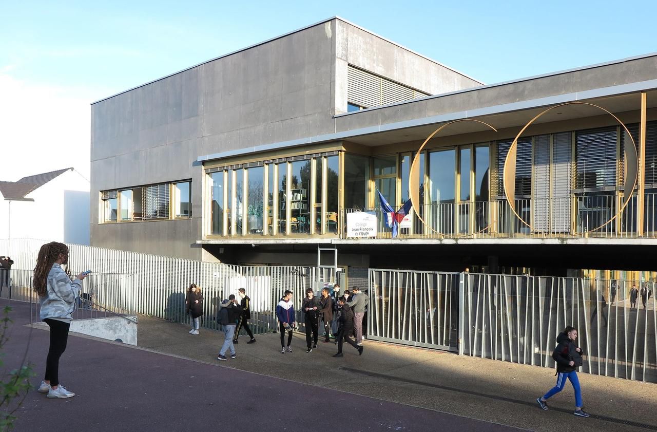 <b></b> Franconville (Val-d’Oise), le 16 janvier. Le collège Jean-François-Clervois, rebaptisé « George-Sand » dans la série « Sam ».