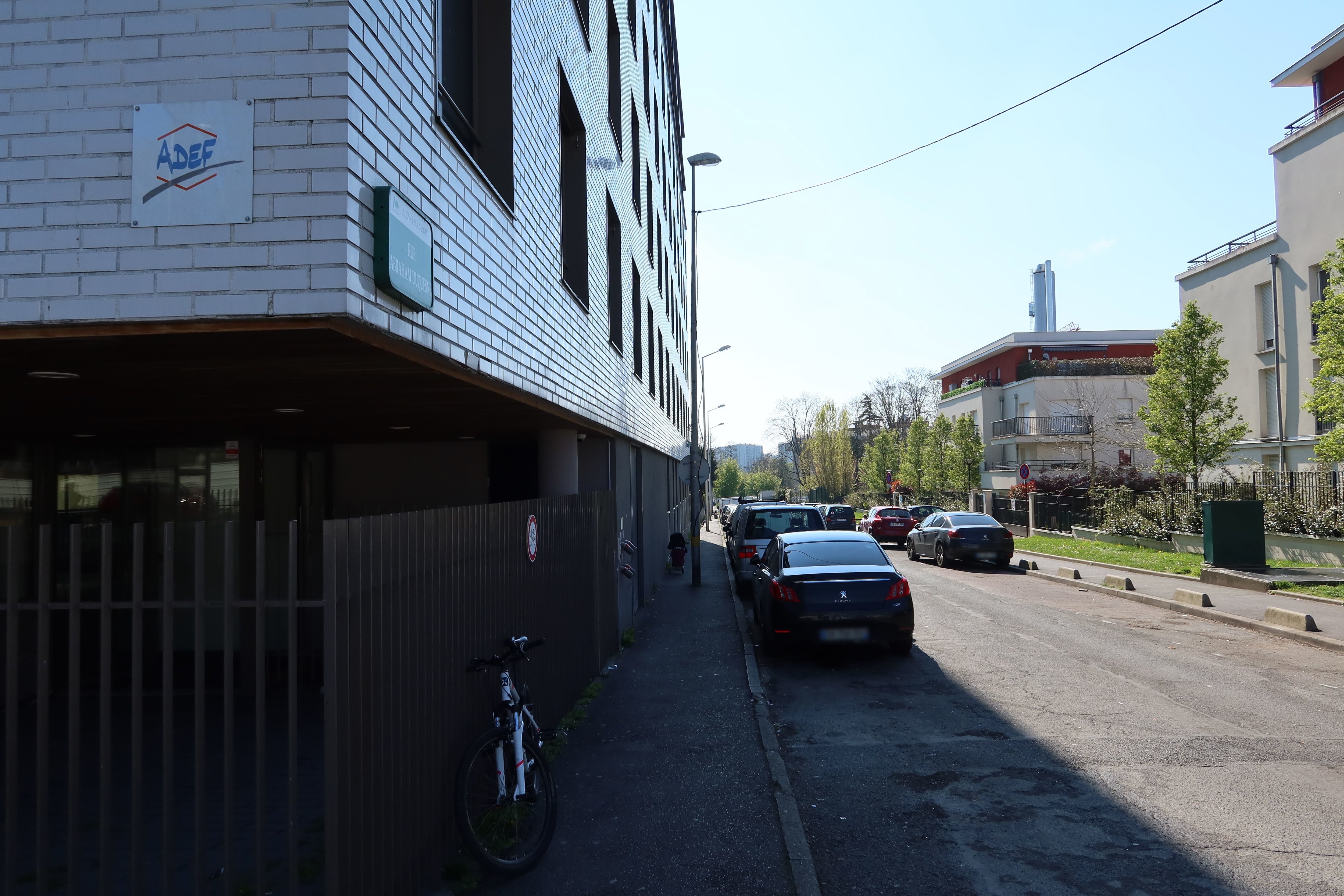 Aulnay-sous-Bois, le 19 avril 2023. Le foyer Adef du quartier des 3 000, à l'angle des rues Henri-Matisse et Abraham-Duquesne, théâtre de la défenestration de Ridah Achour en novembre 2020. LP/Alexandre Arlot